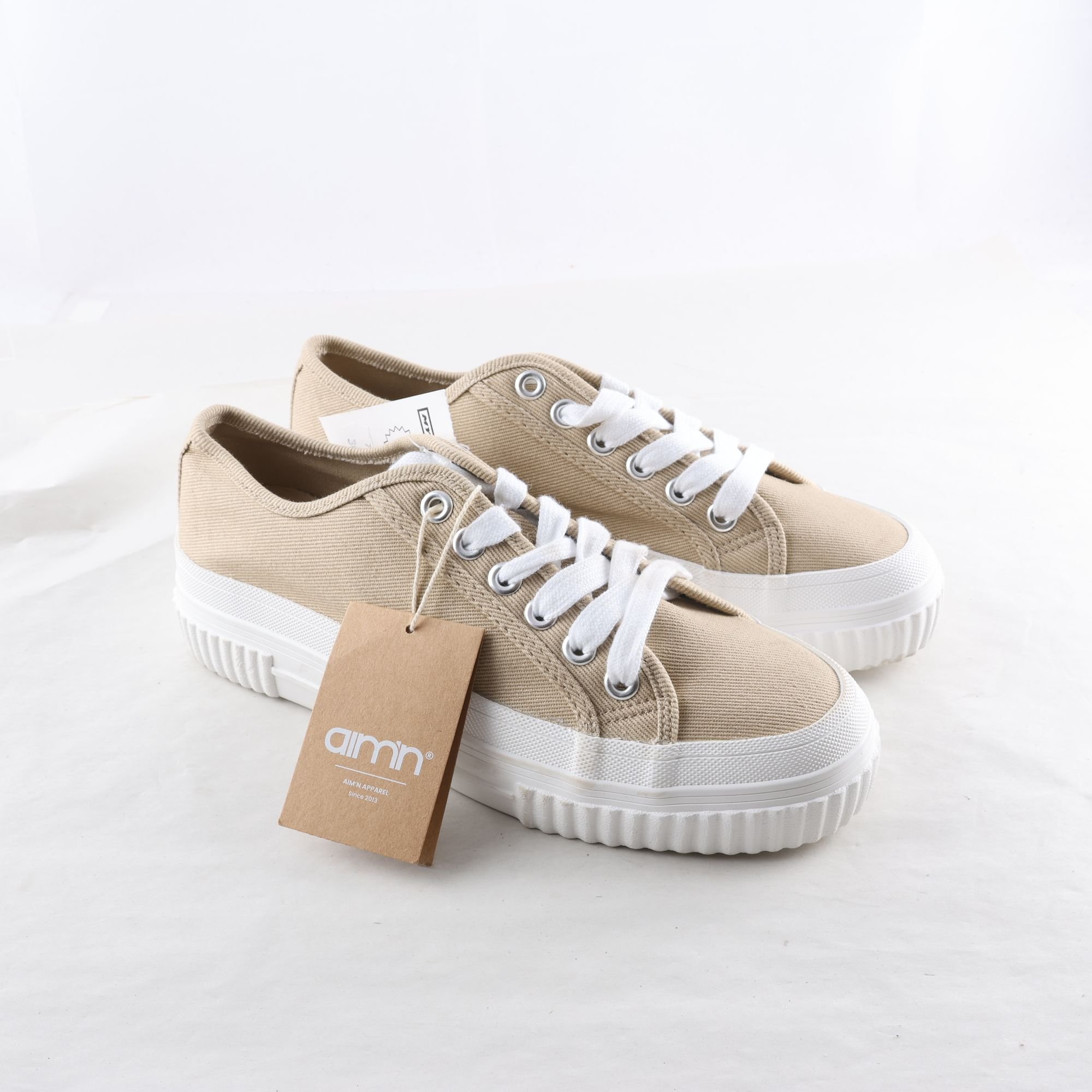Sneakers, Aim’n, beige, stl. 40