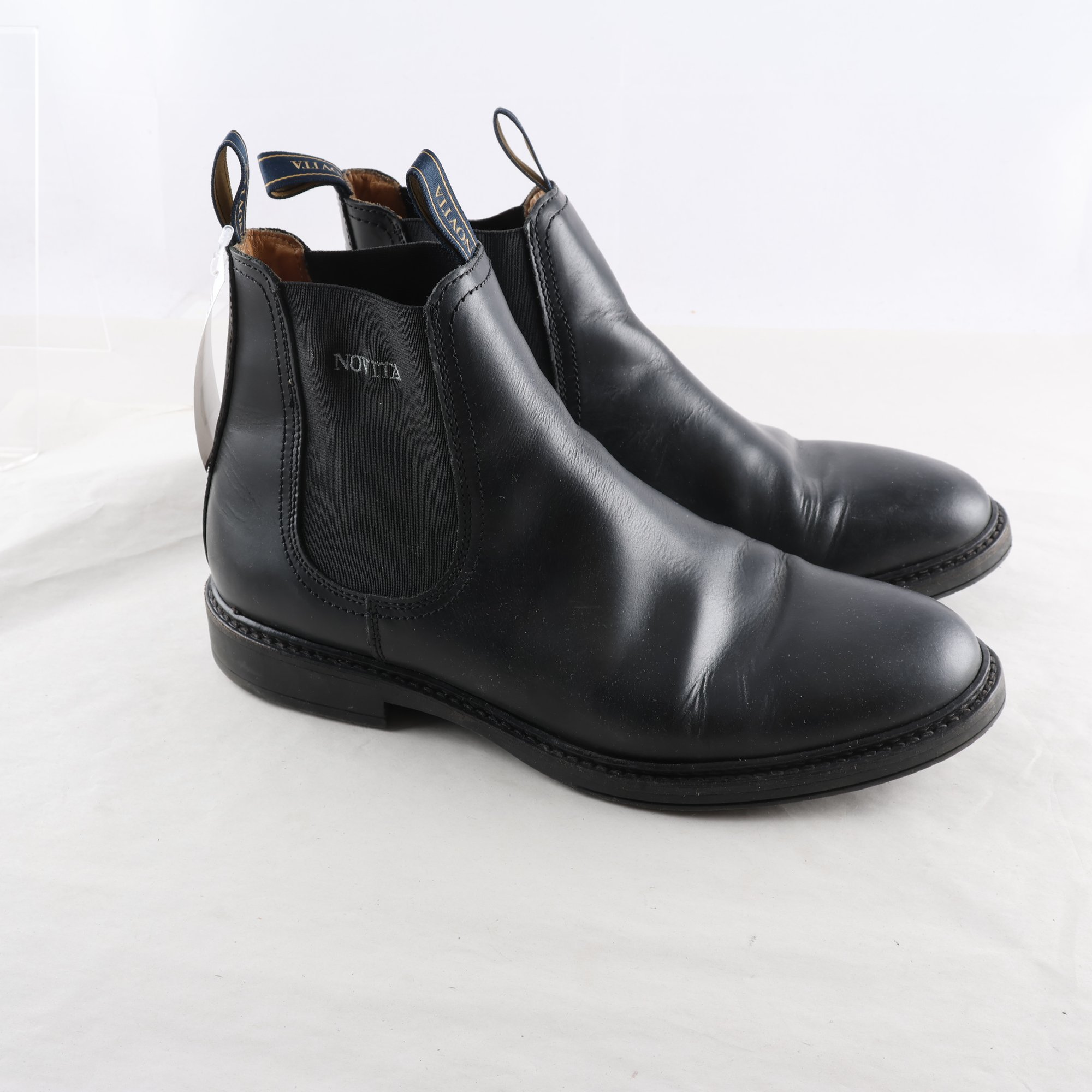 Ankelboots, Novita, svart, stl. 42