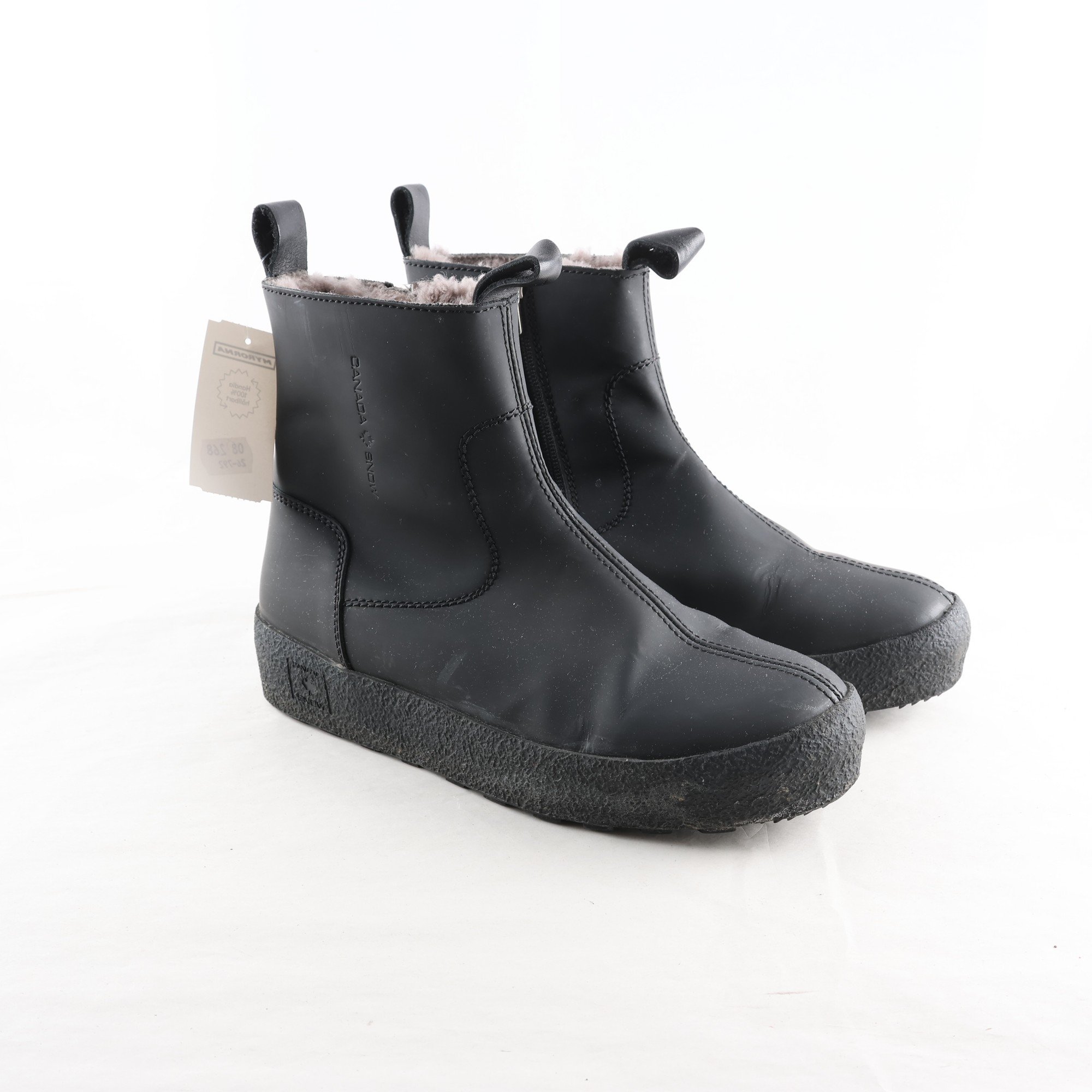 Sko, Canada Snow, 100% läder & lammull, stl. 40