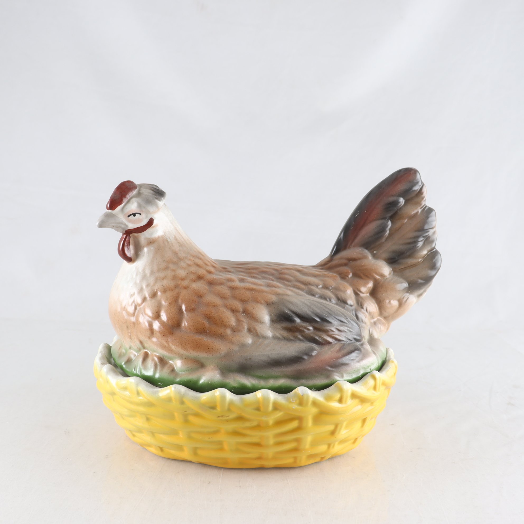 Äggömma, flintgods, Gustavsberg, 1900-talets första hälft. Samfraktas ej.