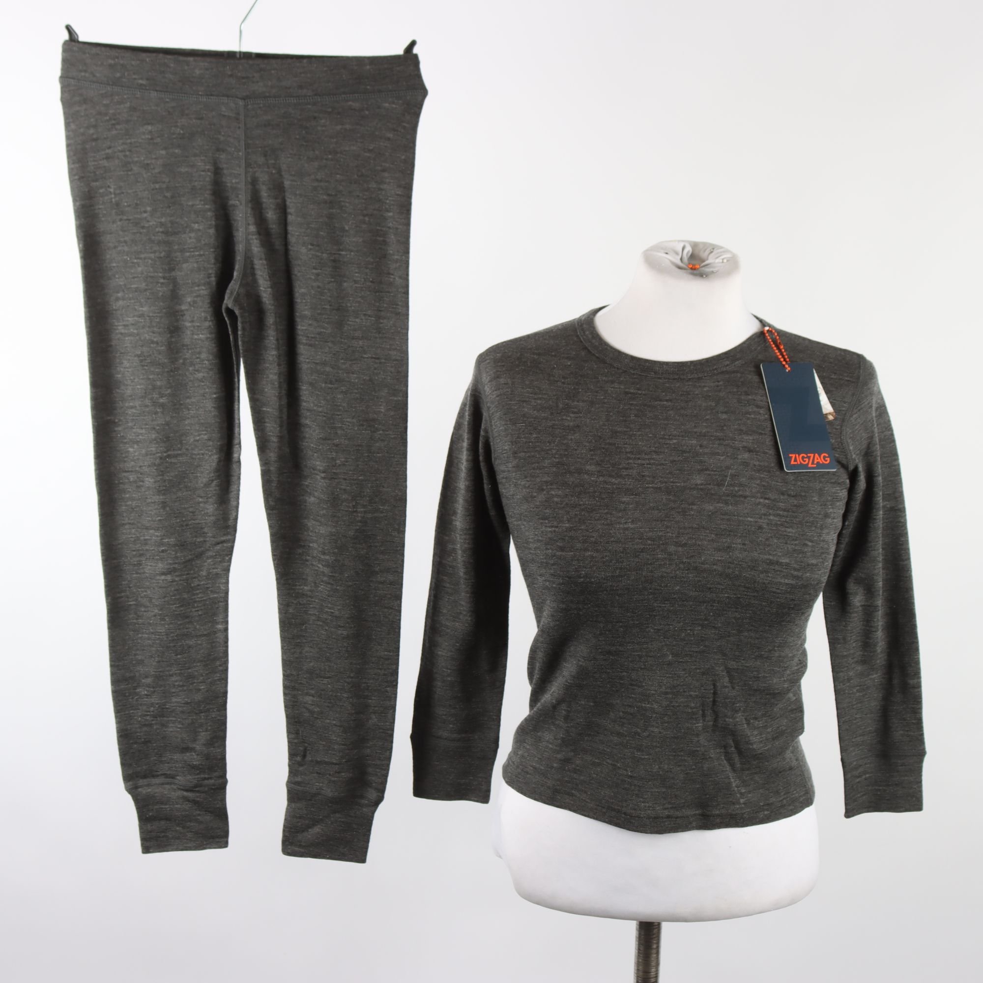 Underställ, ZigZag, grå, stl. 128/134