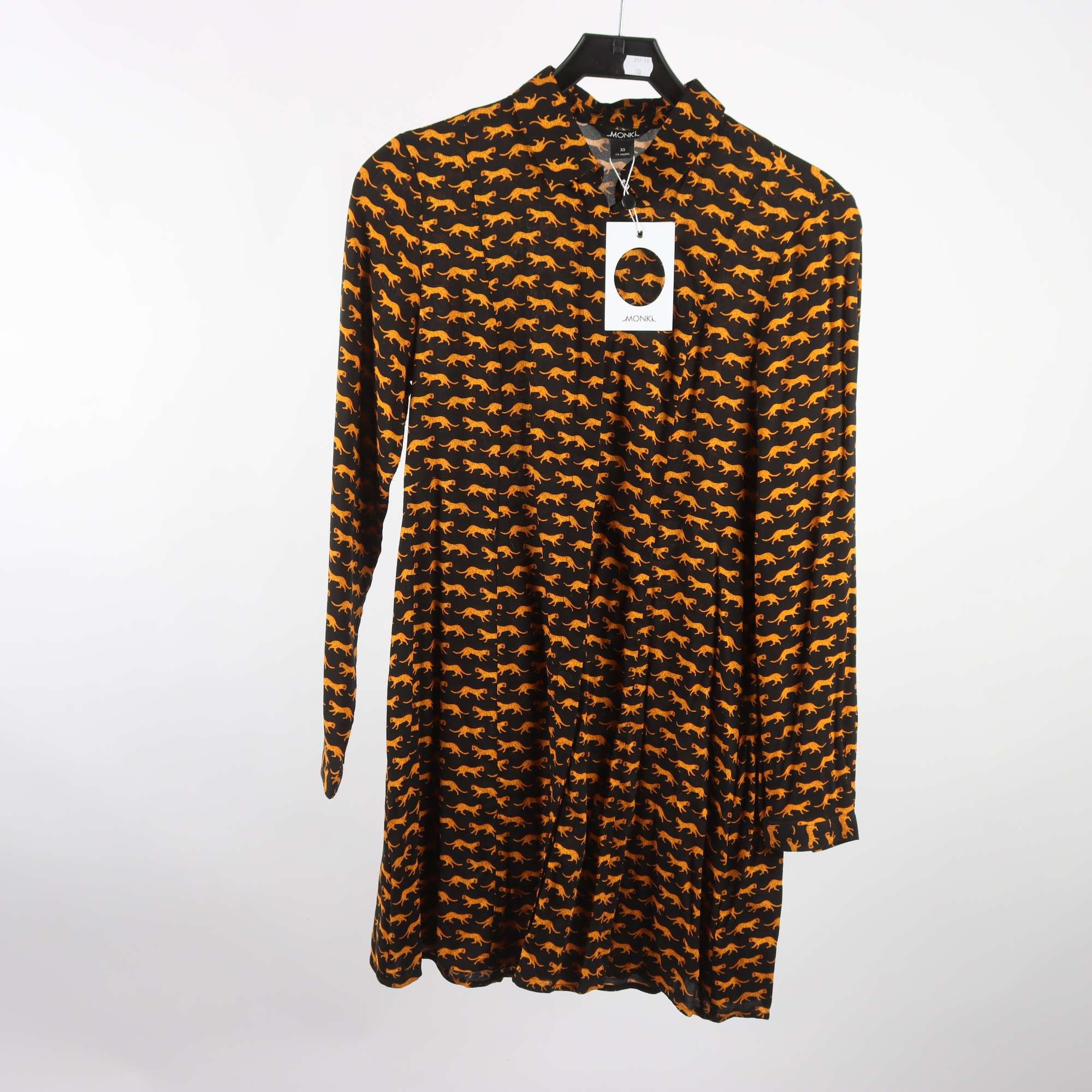 Klänning, Monki, mönstrad, stl. XS