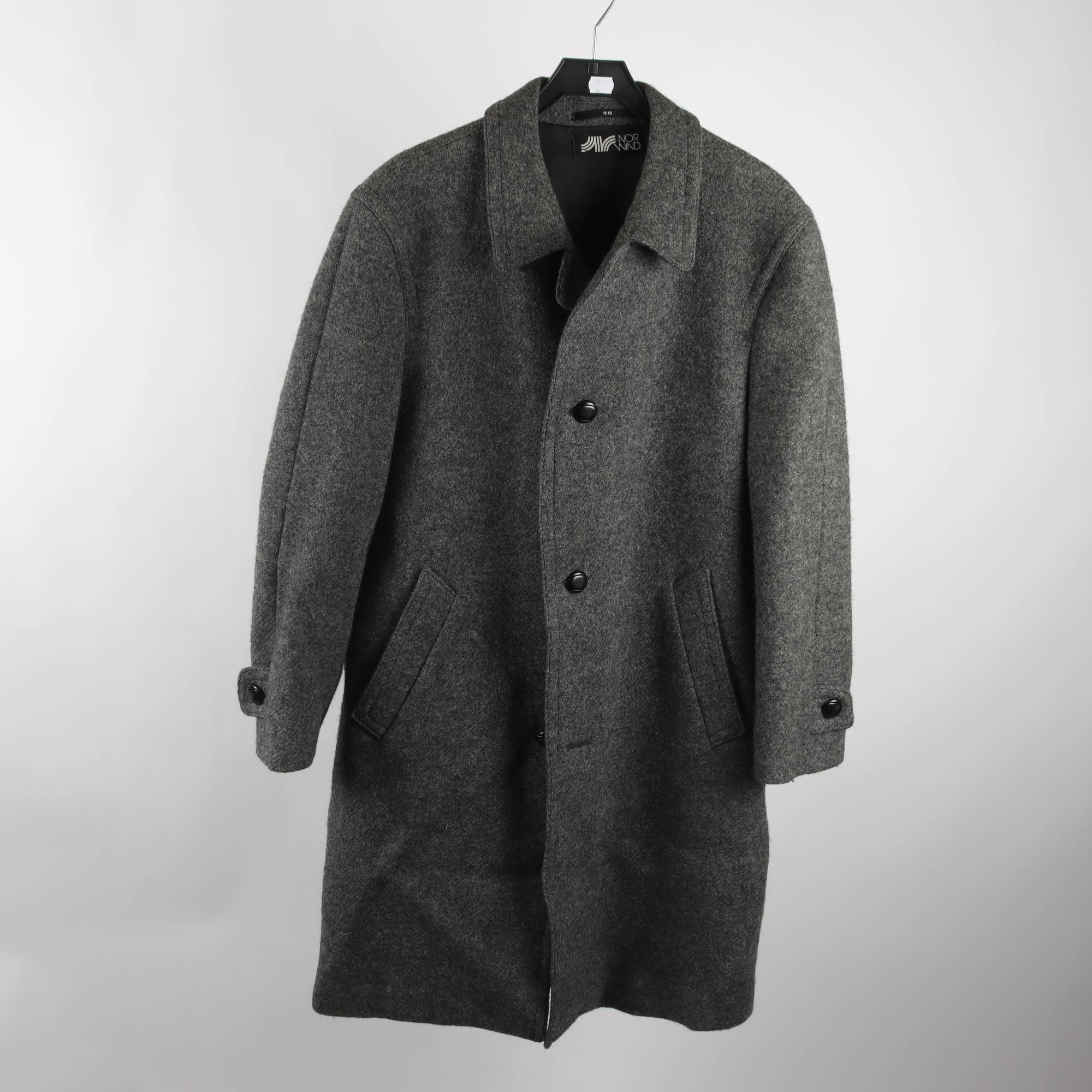 Rock, Norwind, grå, 100% ull, stl. 50.