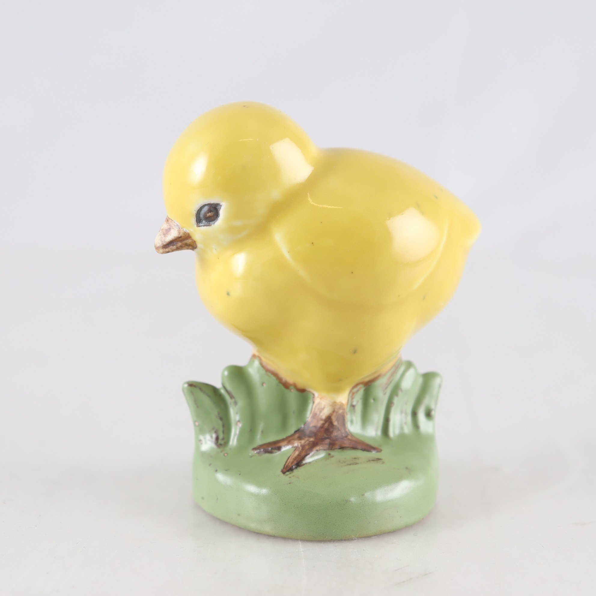 Figurin, stengods, kyckling, Lisa Larson, Gustavsberg