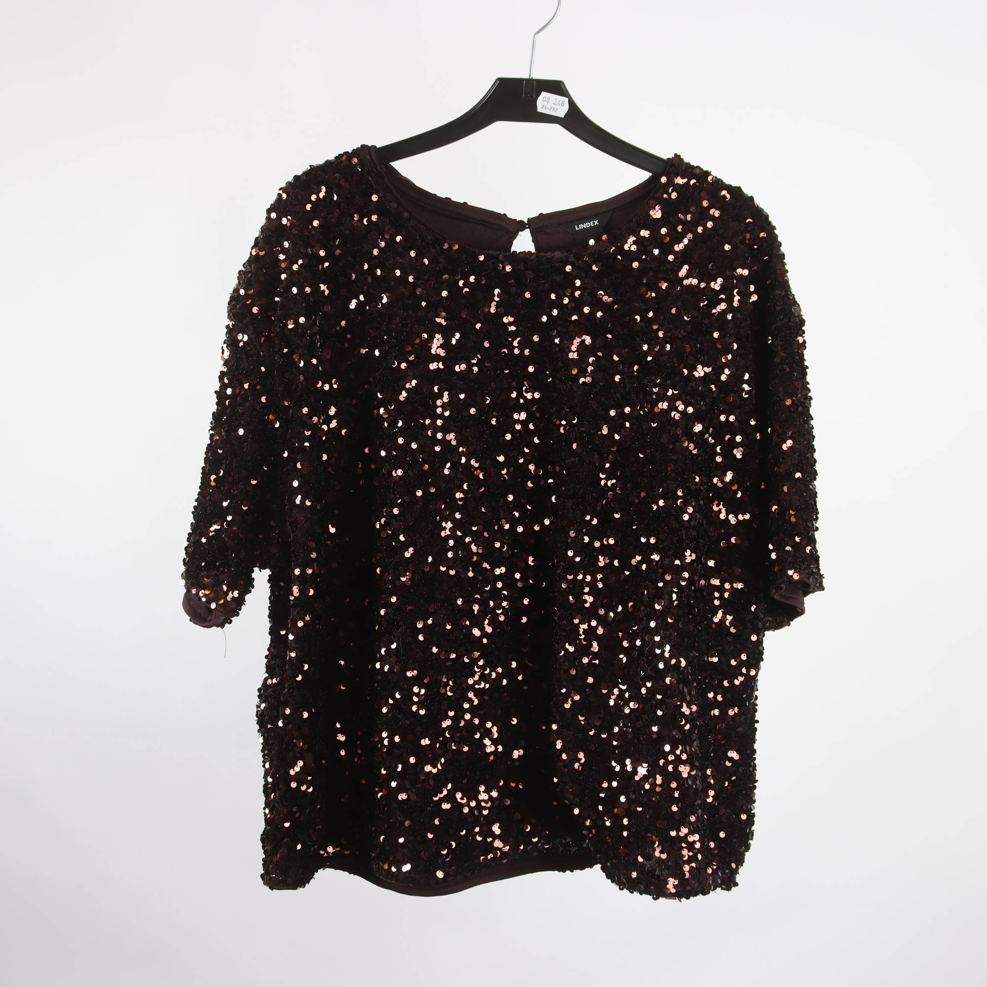 Paljettblus, Lindex, stl. XL