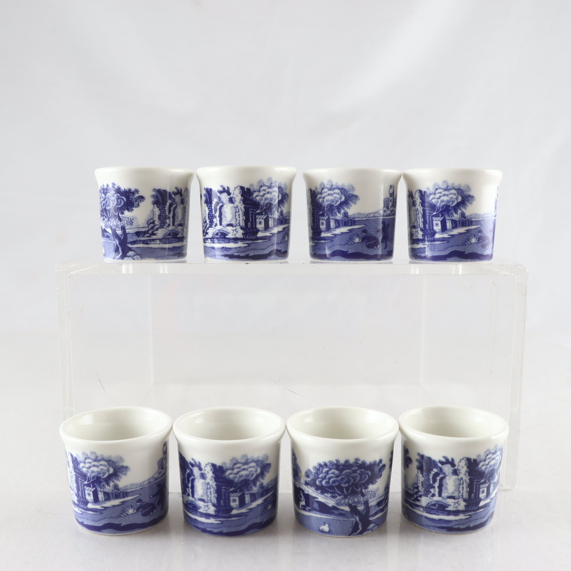 Äggkoppar, porslin, ”Italian”, Spode