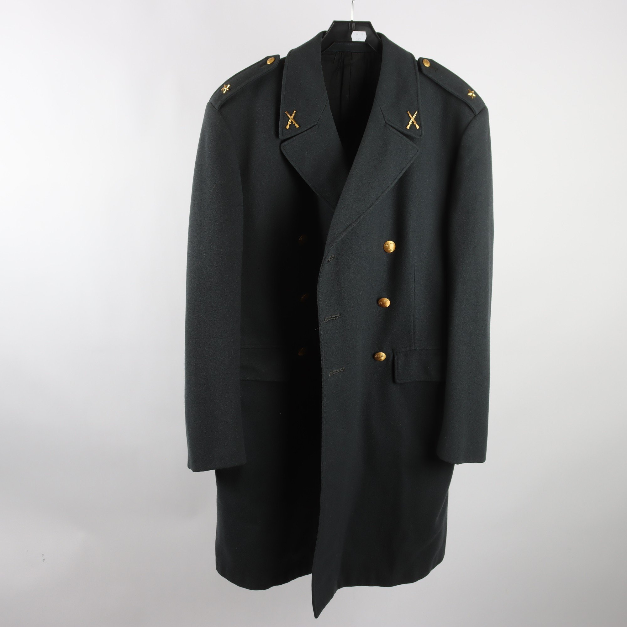 Rock, Militären, grå, 100% ull, stl. 48.