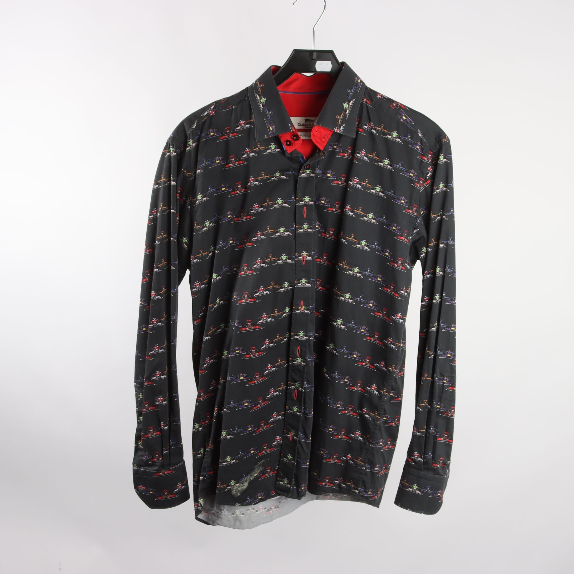 Skjorta, Claudio Lugi, grå, Formel 1, stl. L.