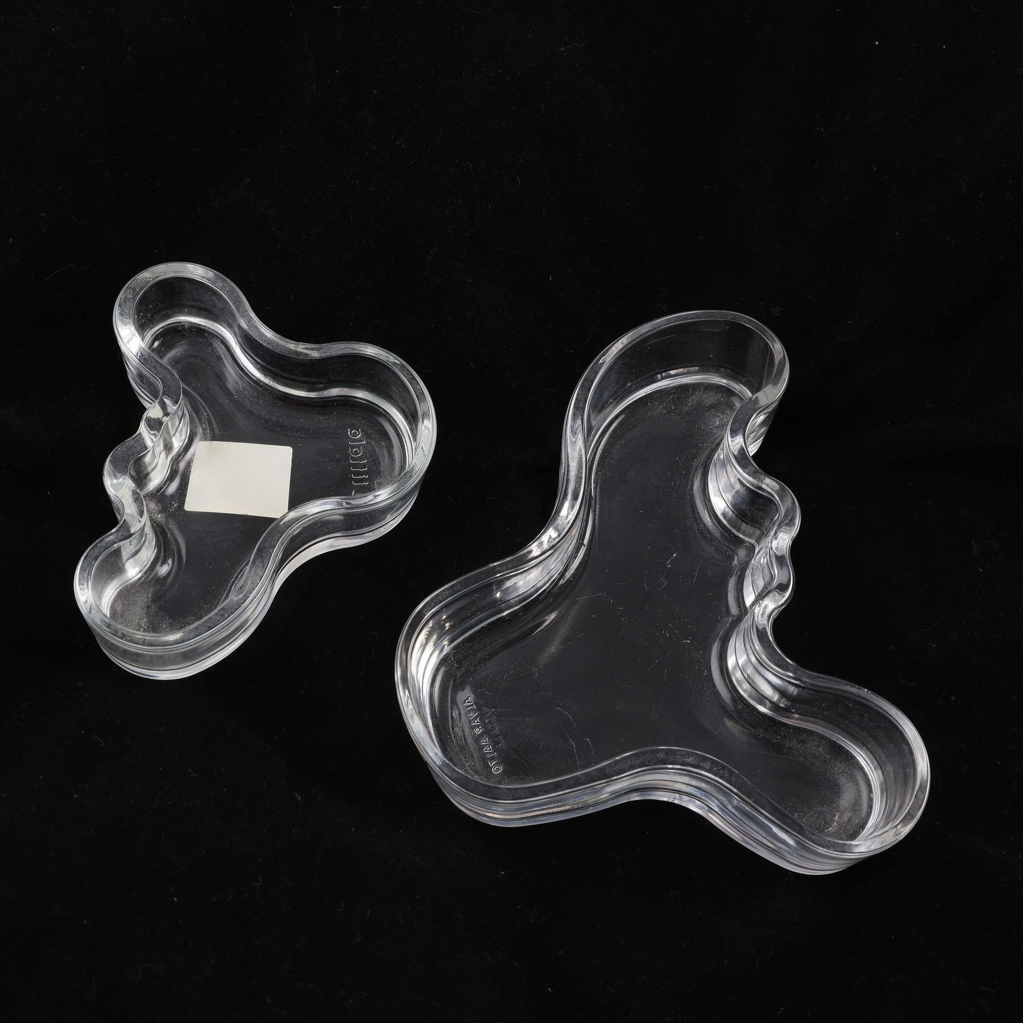 Skålar, Iittala, ’Savoy’ Alvar Aalto, 2 st.