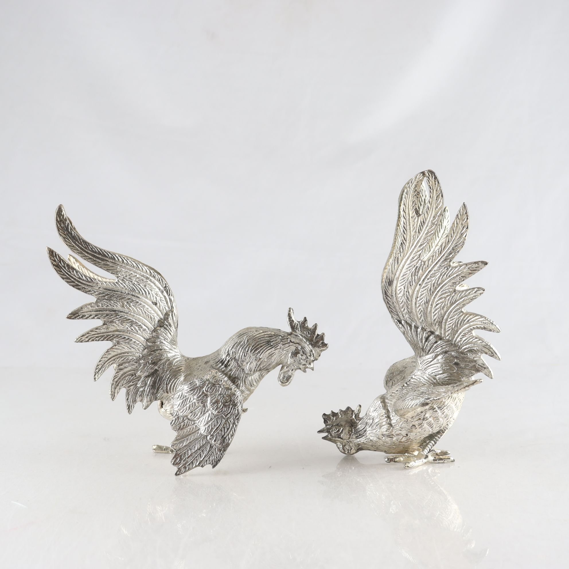 Bordsdekoration, metall, tuppar