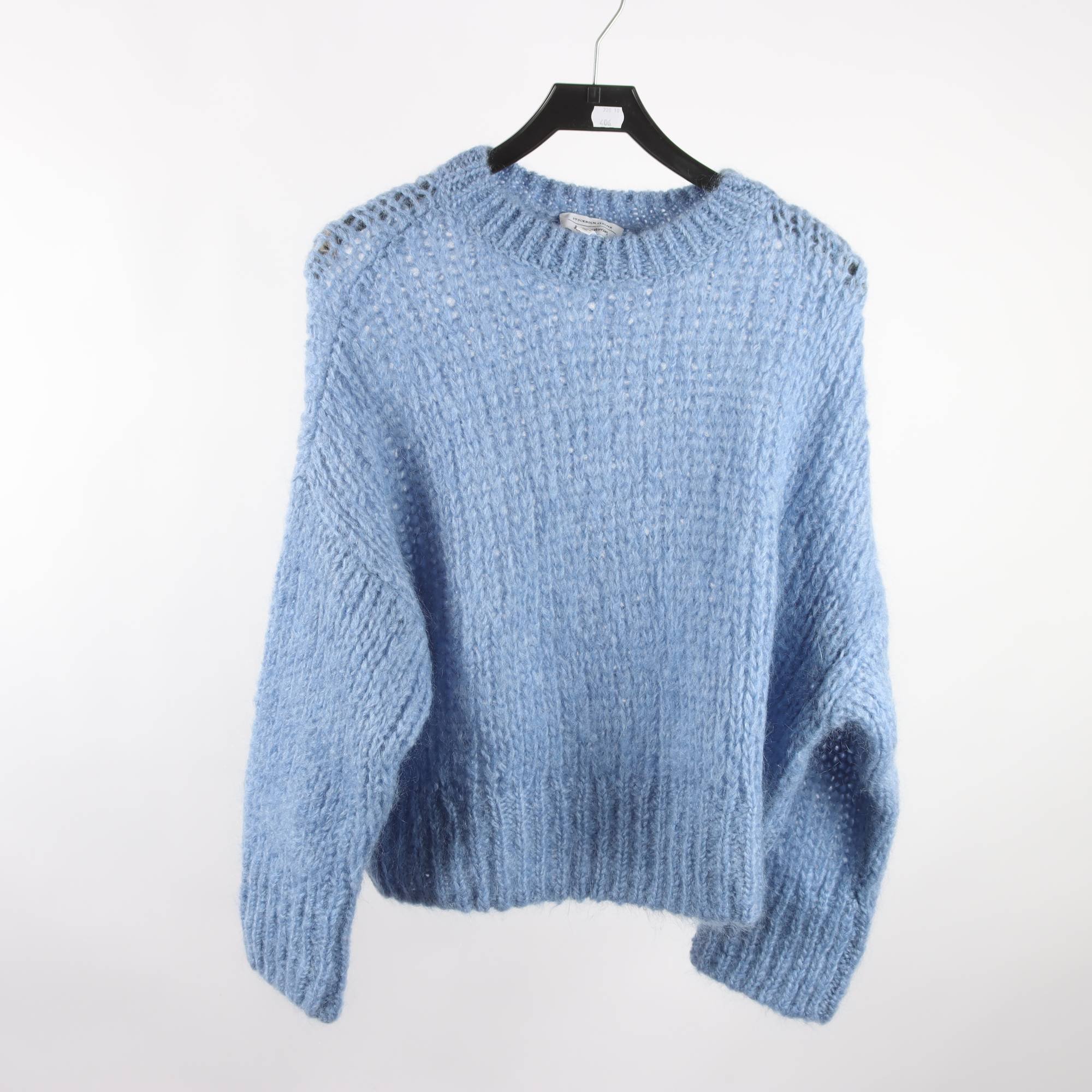 Tröja, & Other Stories, blålila, ull, mohair, stl. M.