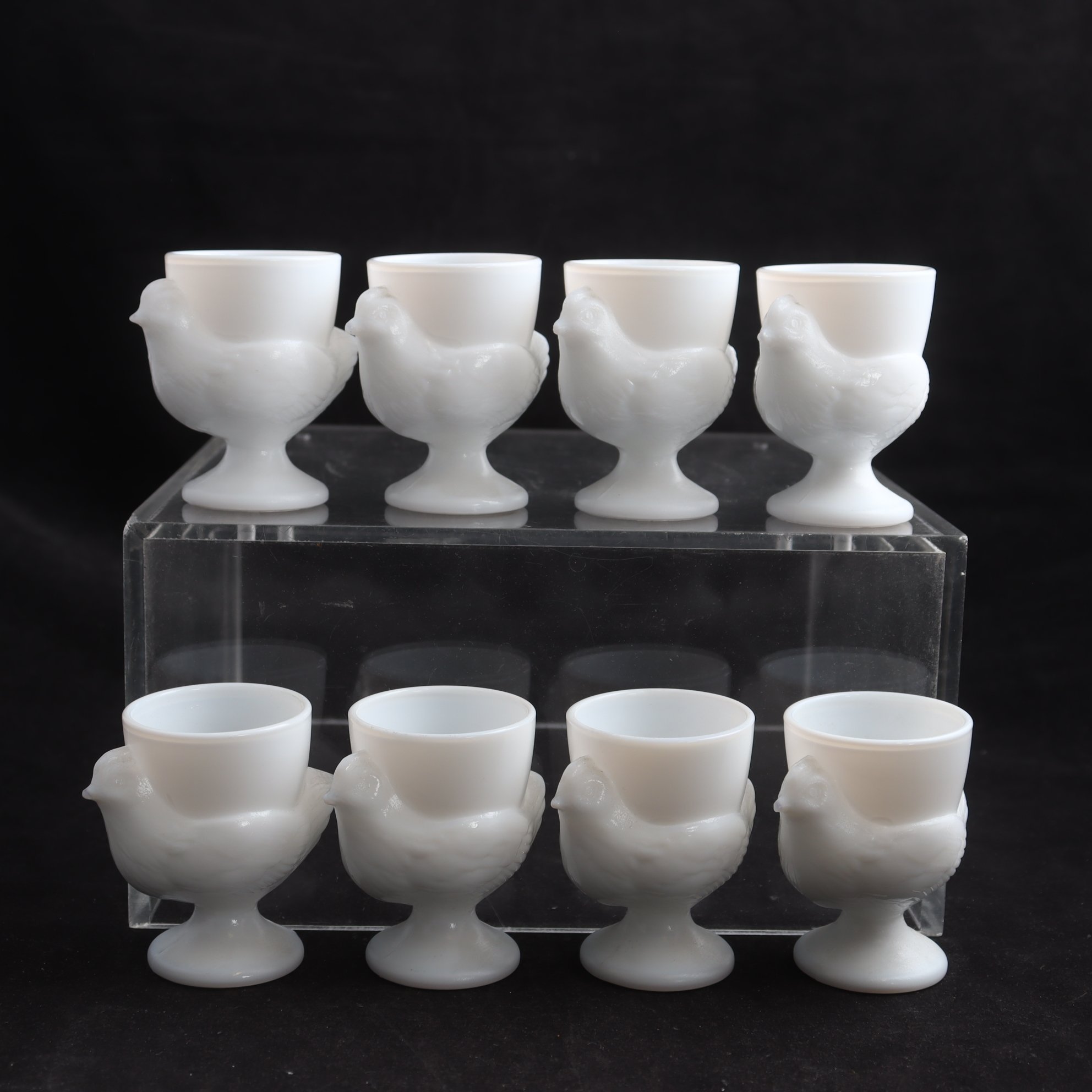 Äggkoppar, glas, Arcoroc, Frankrike