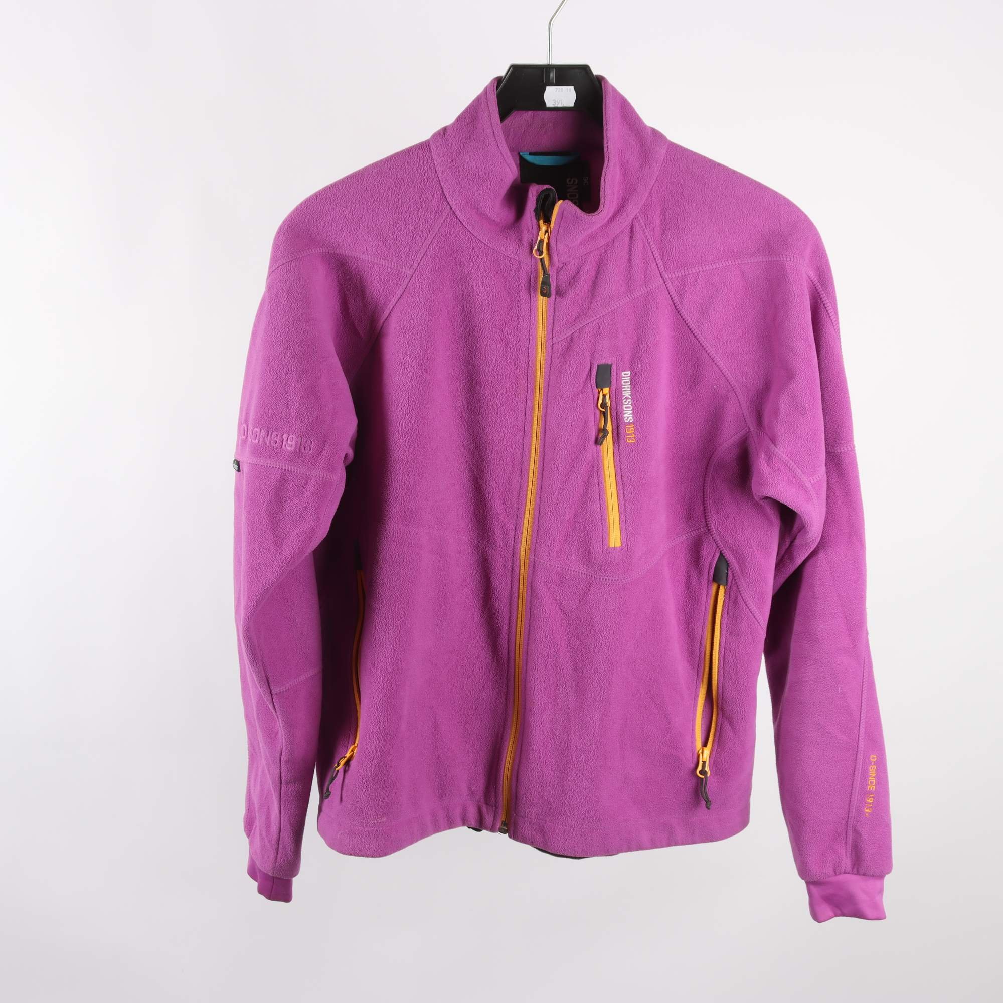 Fleecetröja, Didriksons, lila, stl. 36.