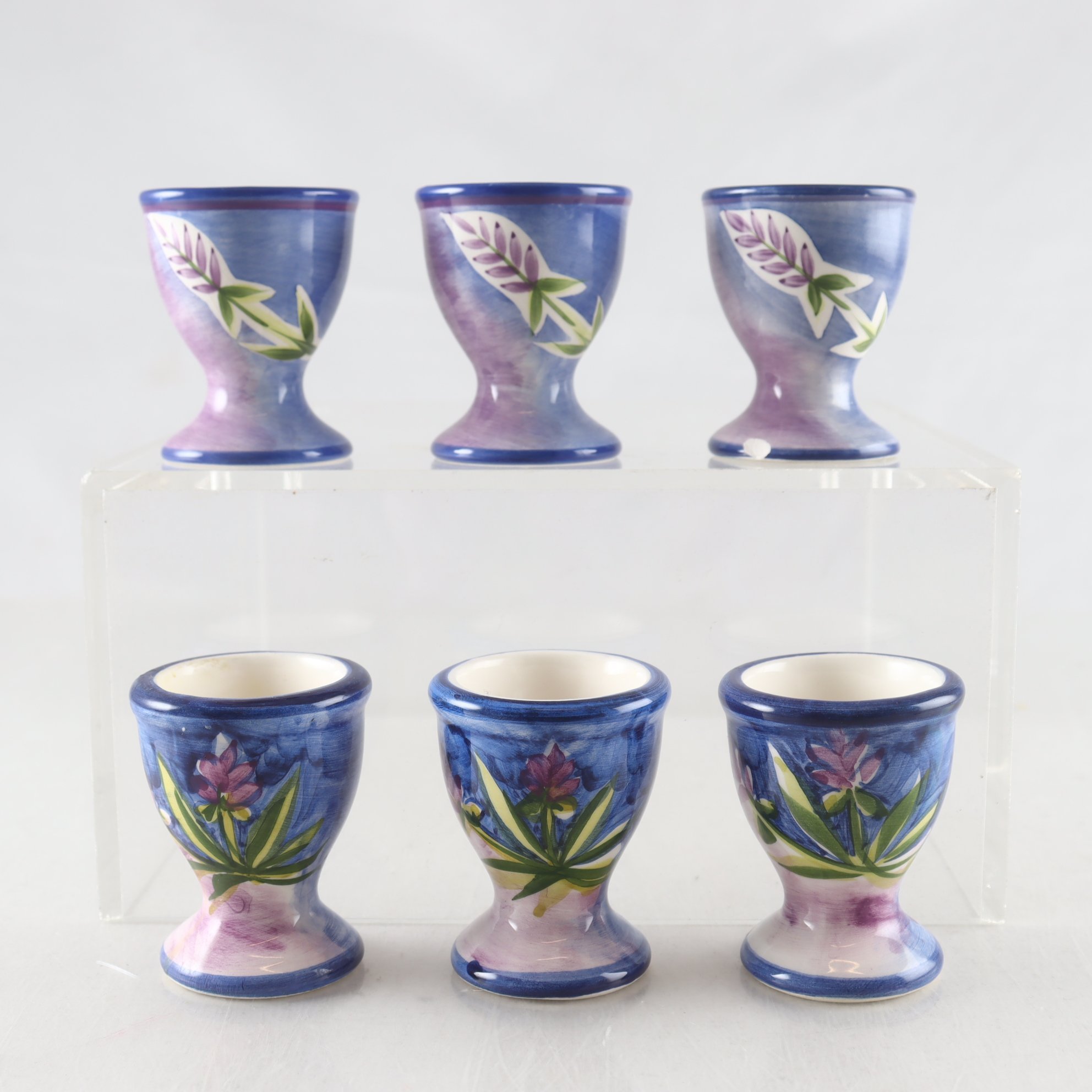 Äggkoppar, porslin, Lena Linderholm