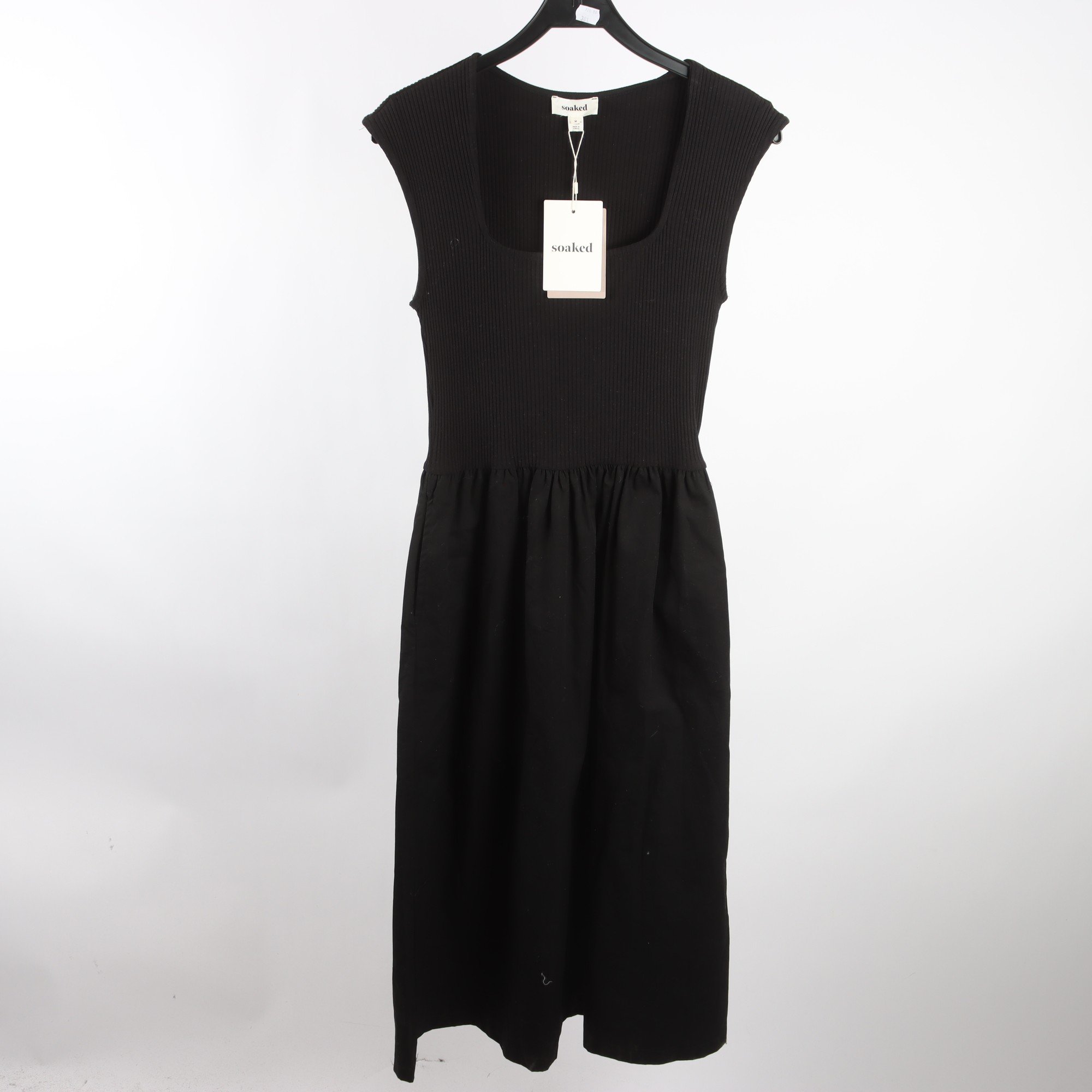 Klänning, Soaked, svart, stl. M.