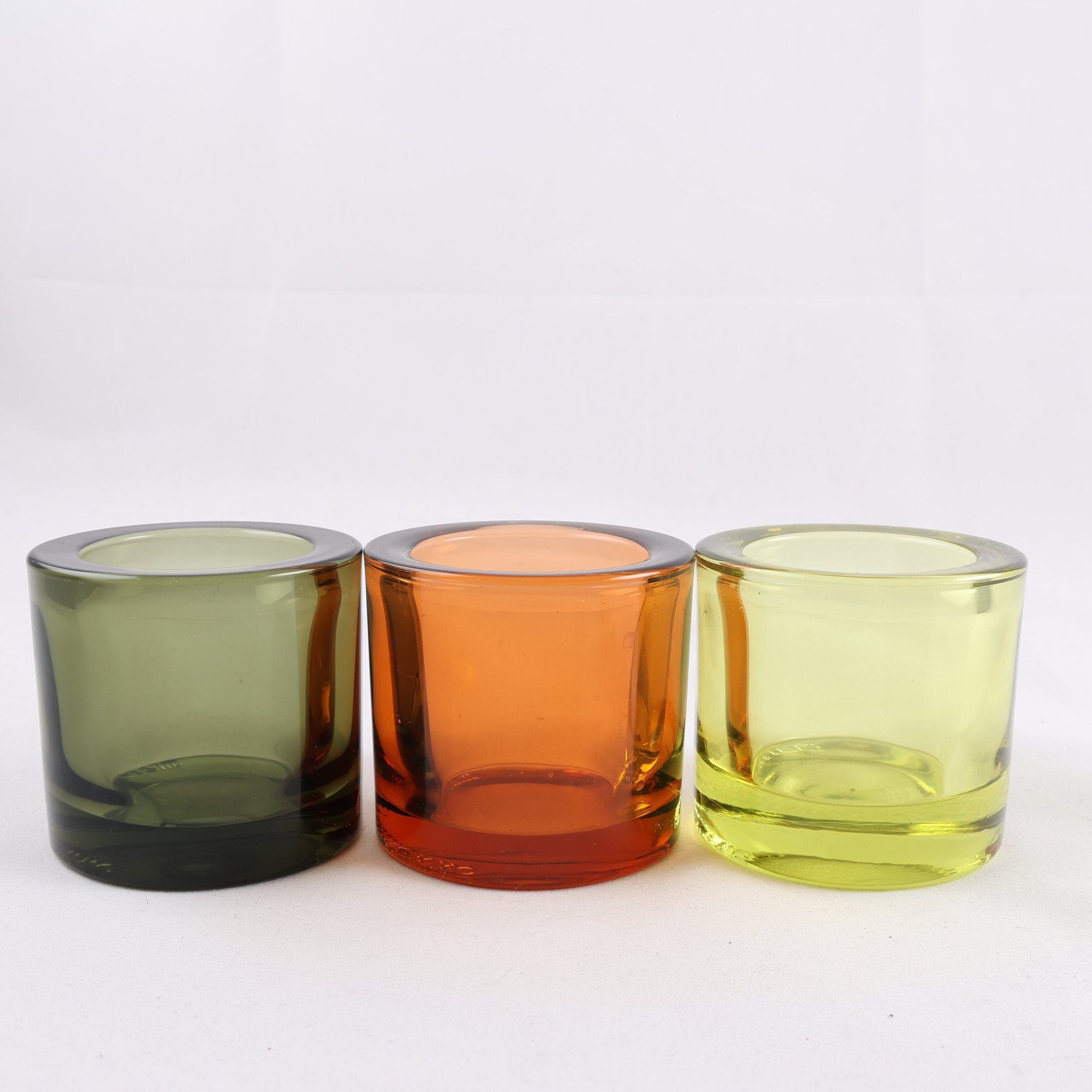 Ljuslykta, Iittala Marimekko, Kiwi, Grön, Orange, Gul, 3st