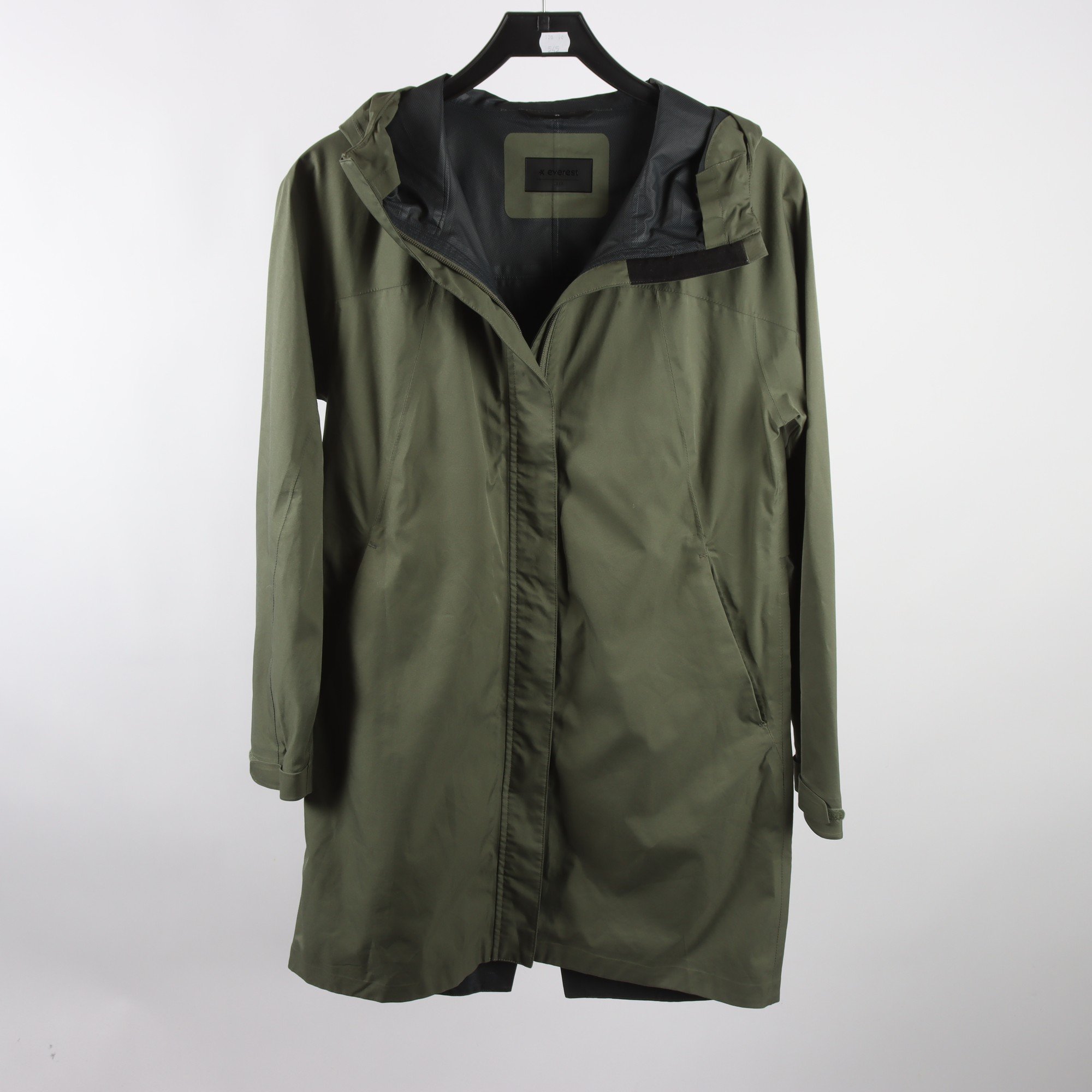 Regnjacka, Everest, grön, stl. 36.
