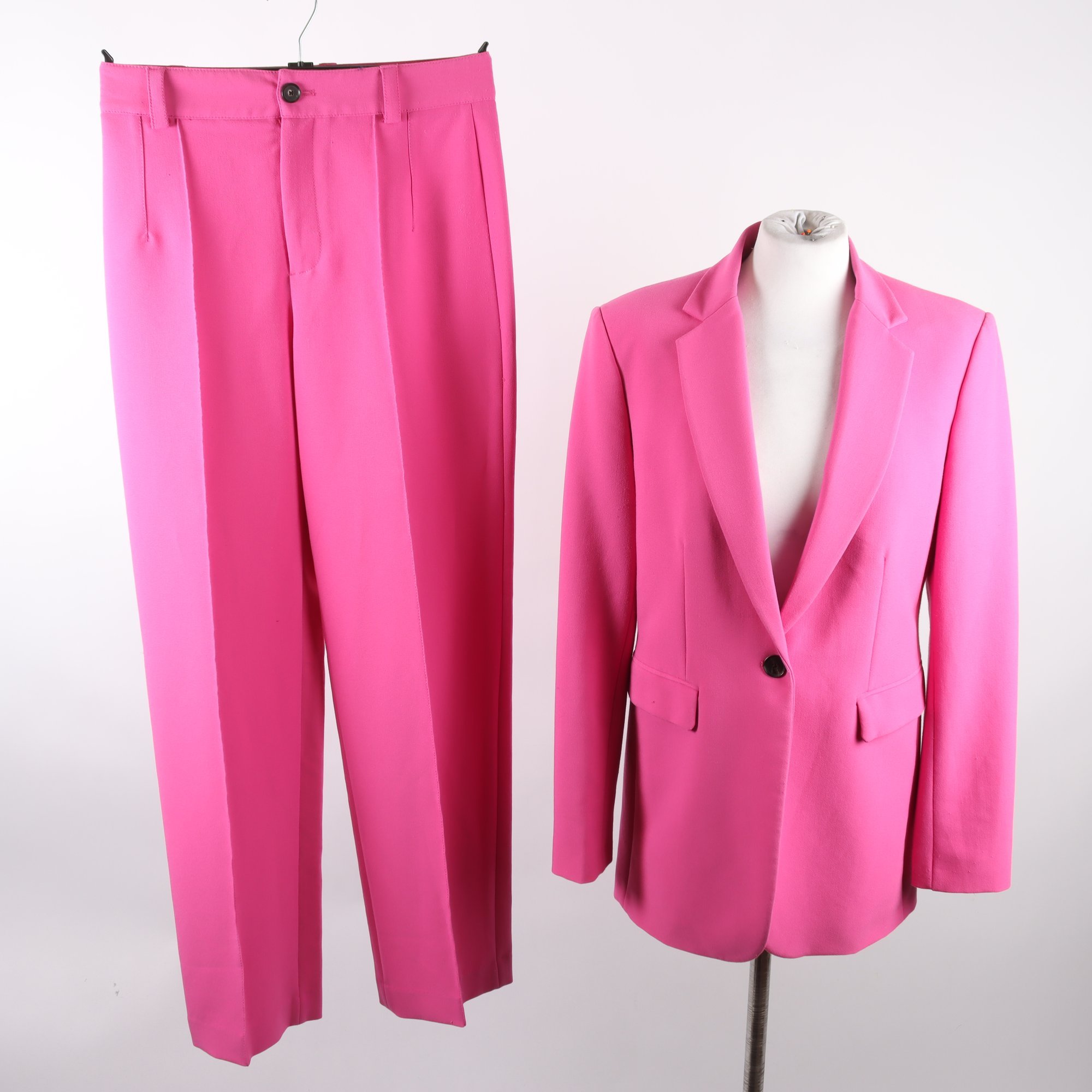 Kostym, Zara, rosa, stl. S/M.