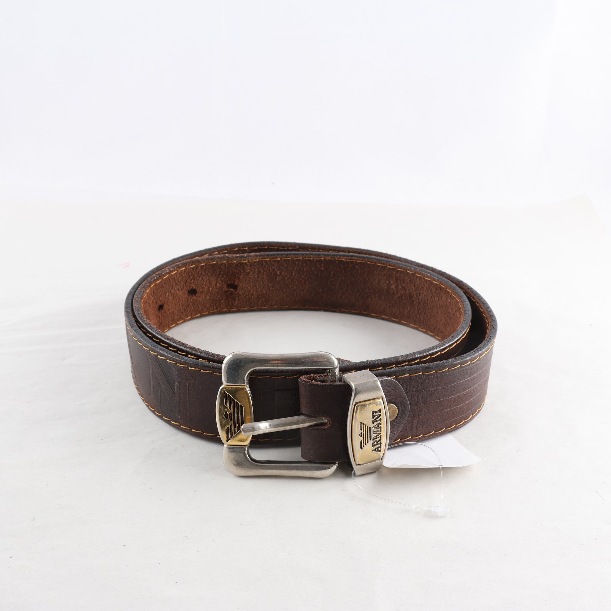 Bälte, Armani, läder, stl. 105