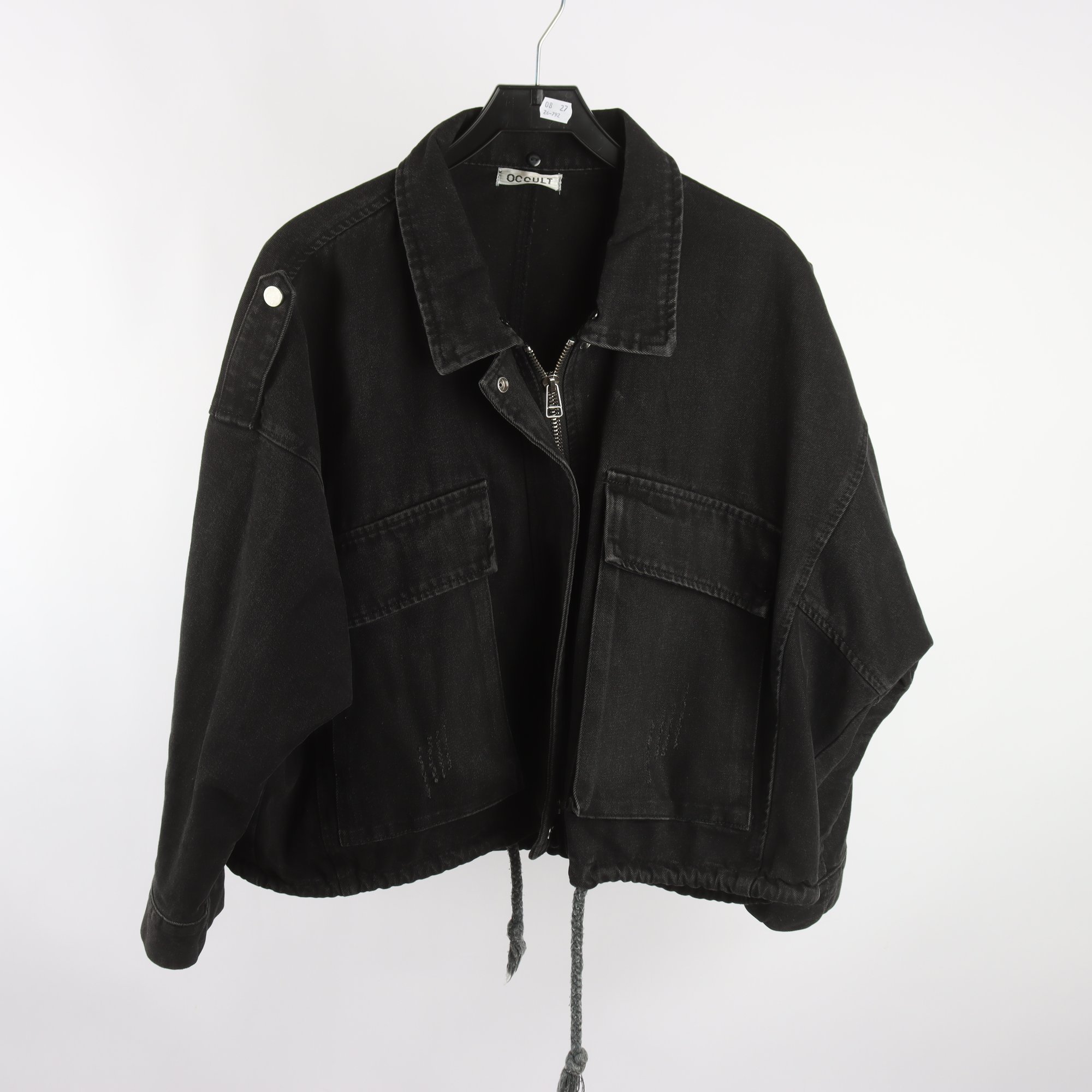 Jeansjacka, Occult, stl. XL