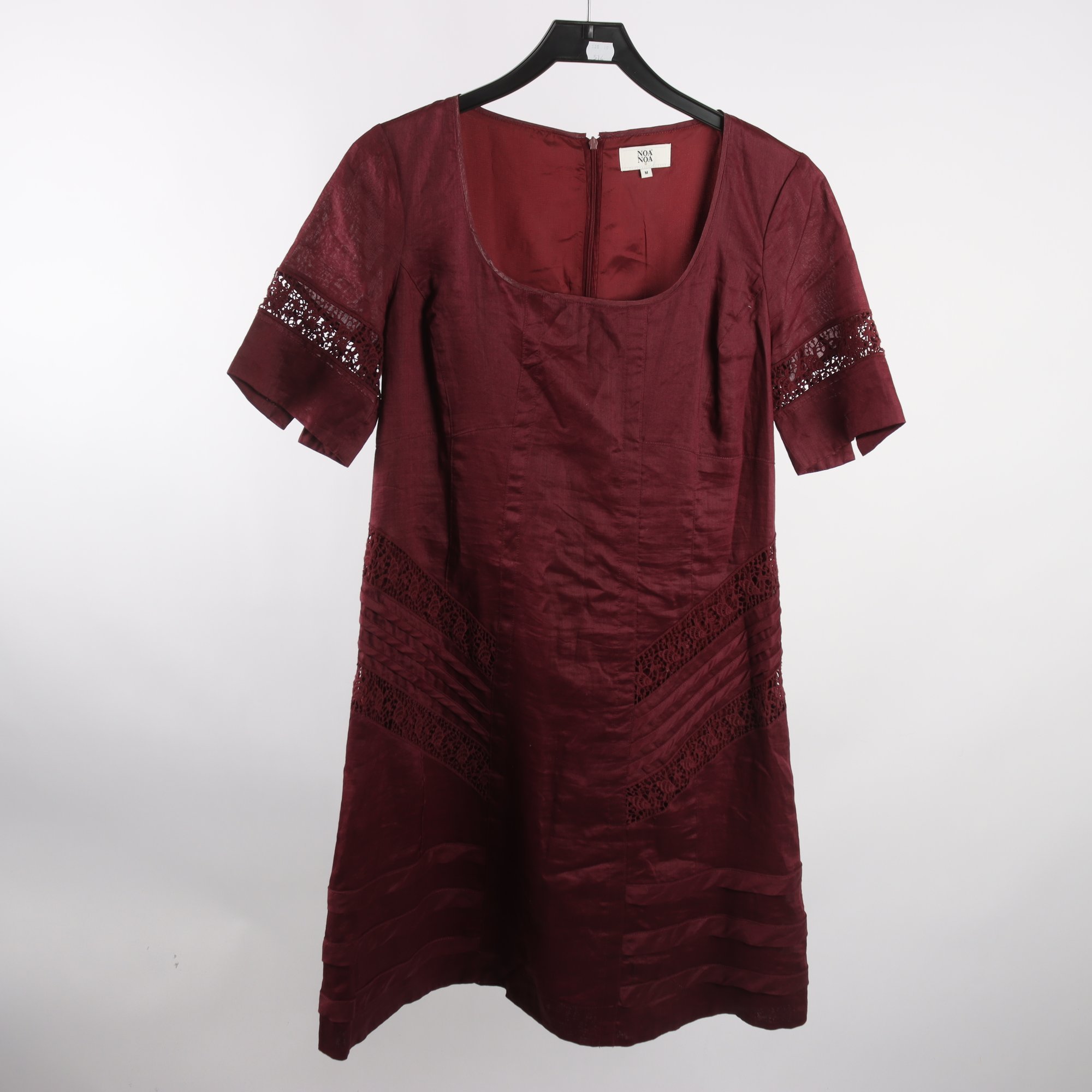 Klänning, Noa Noa, vinröd, stl. M.