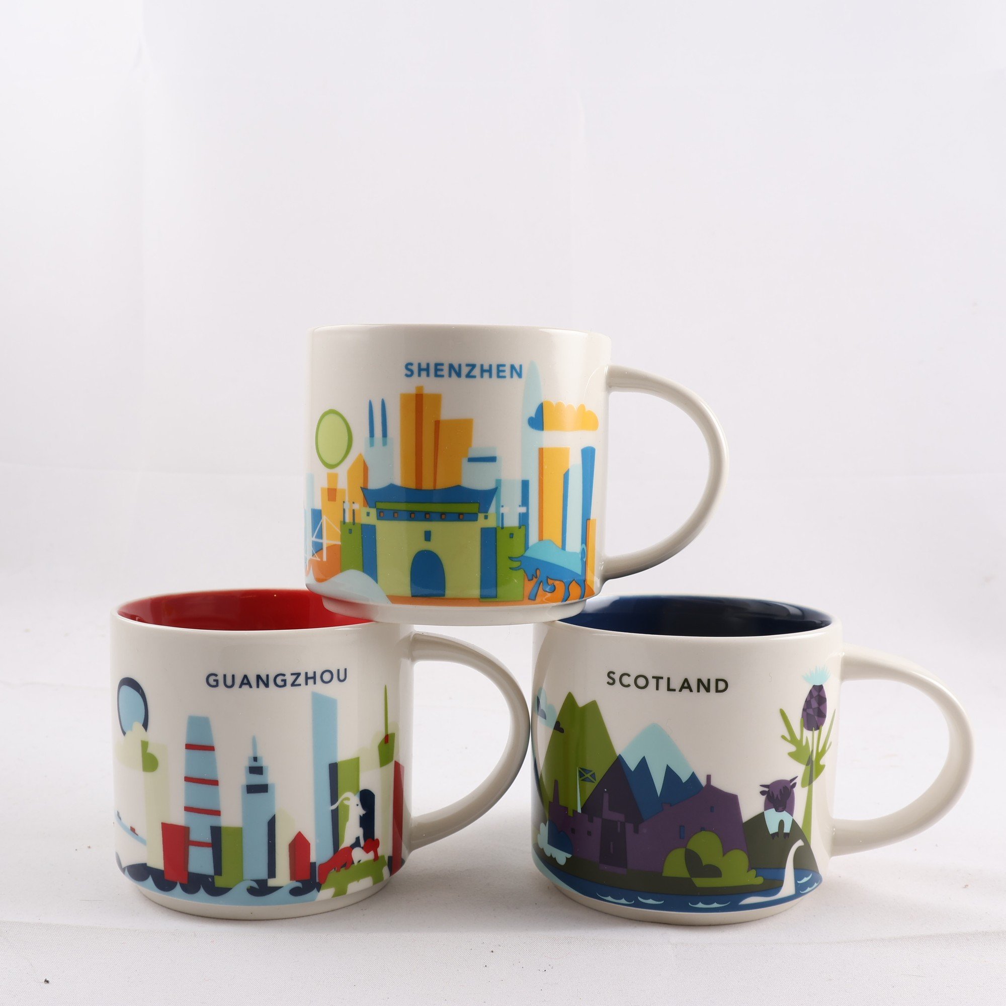 Muggar, Starbucks, ’You are here collection’ 3 st