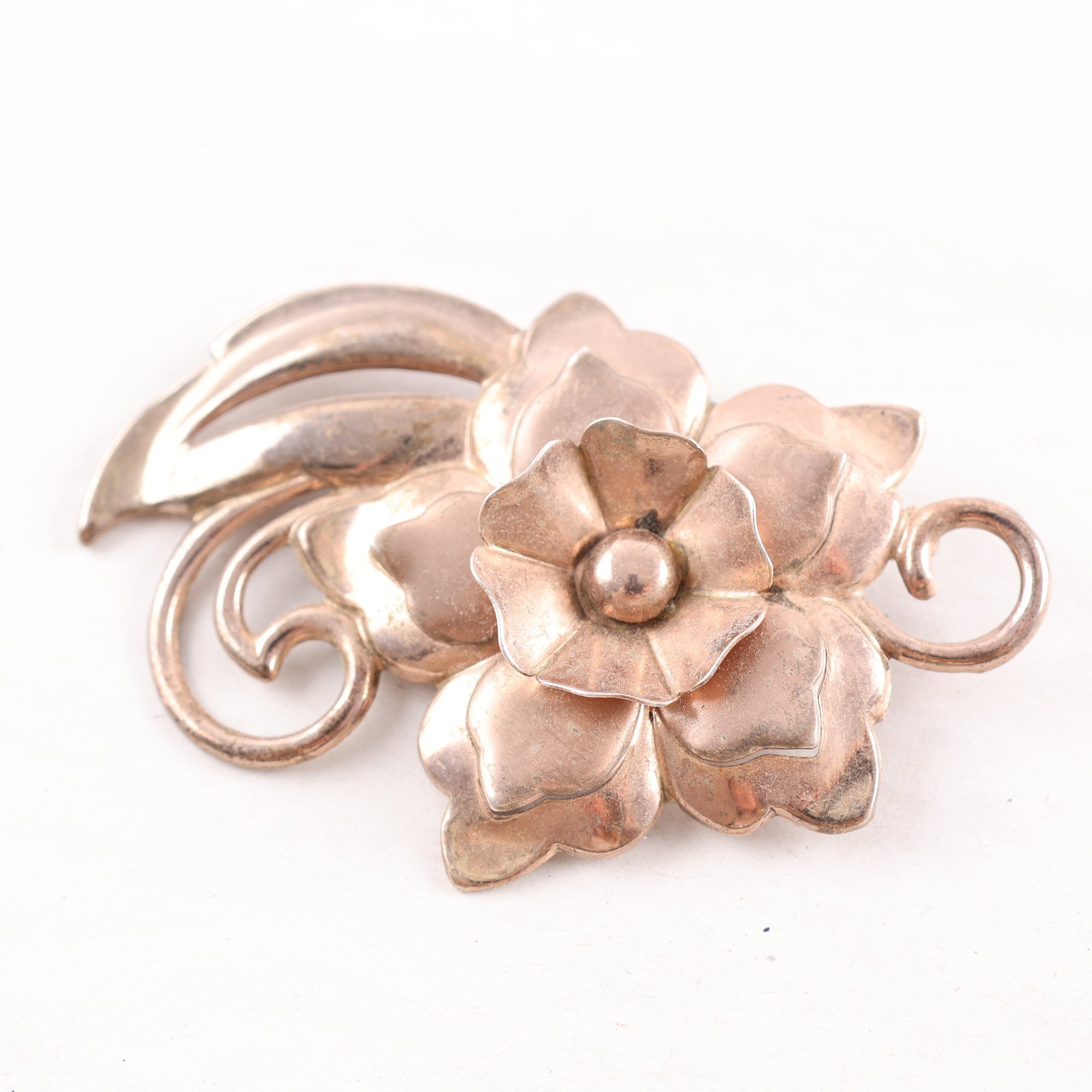 Brosch, silver, vikt: 10.1g