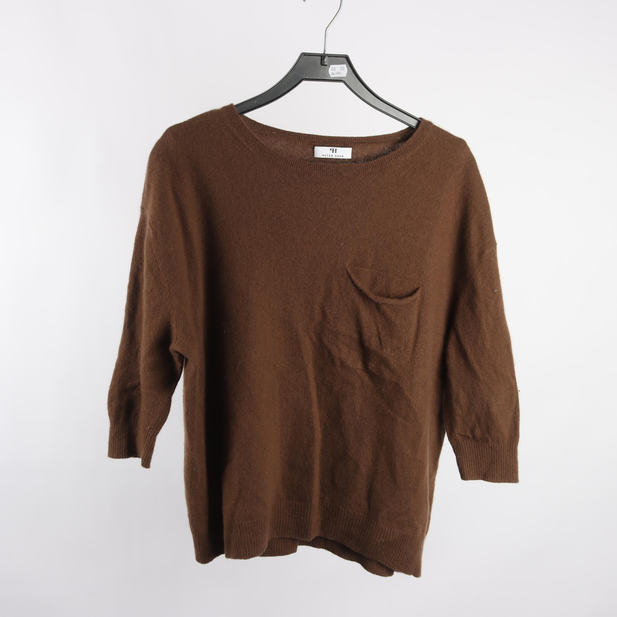 Stickad tröja, Peter Hahn, 100% ull, stl. 40