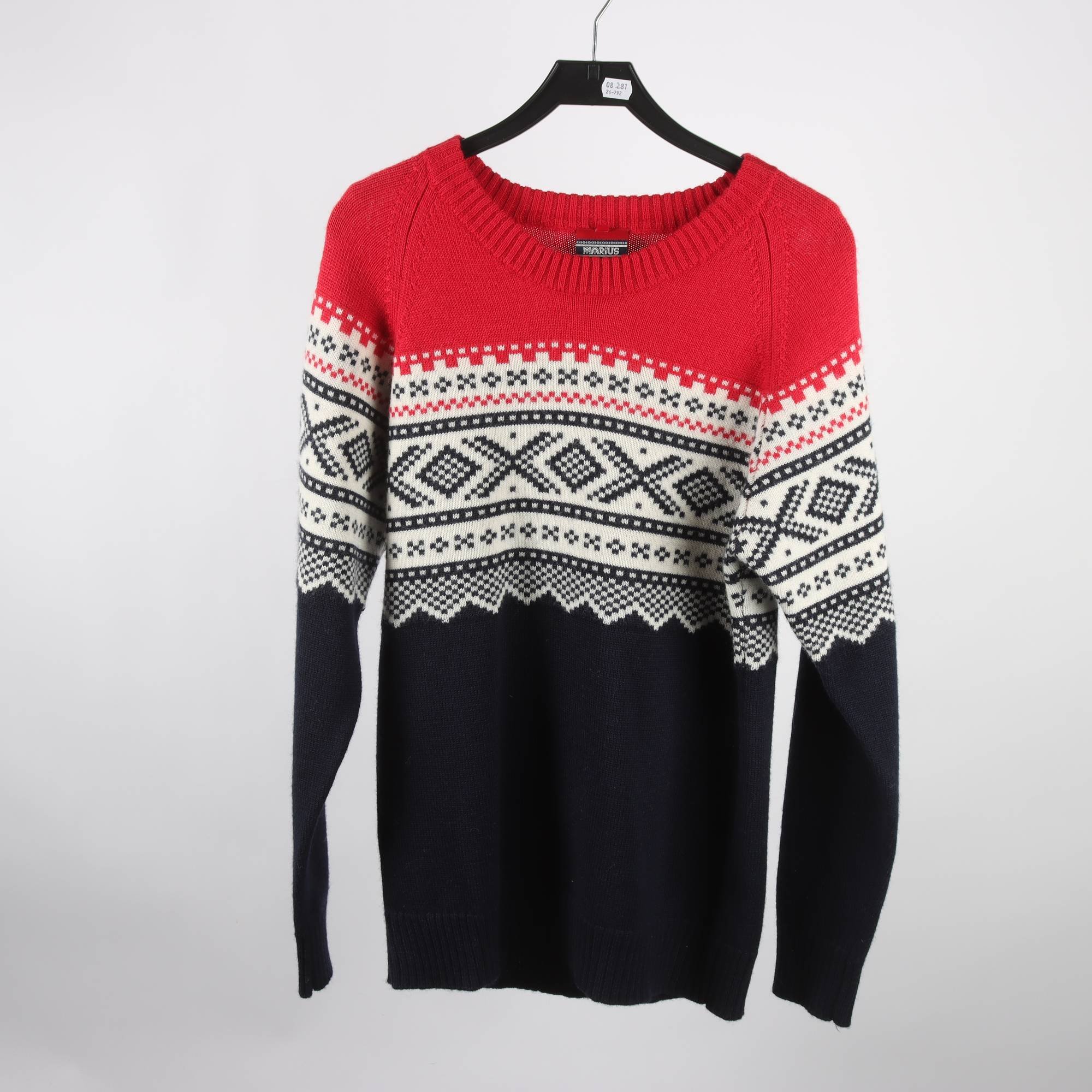 Stickad tröja, Ulvang Marius, 100% ull, stl. M