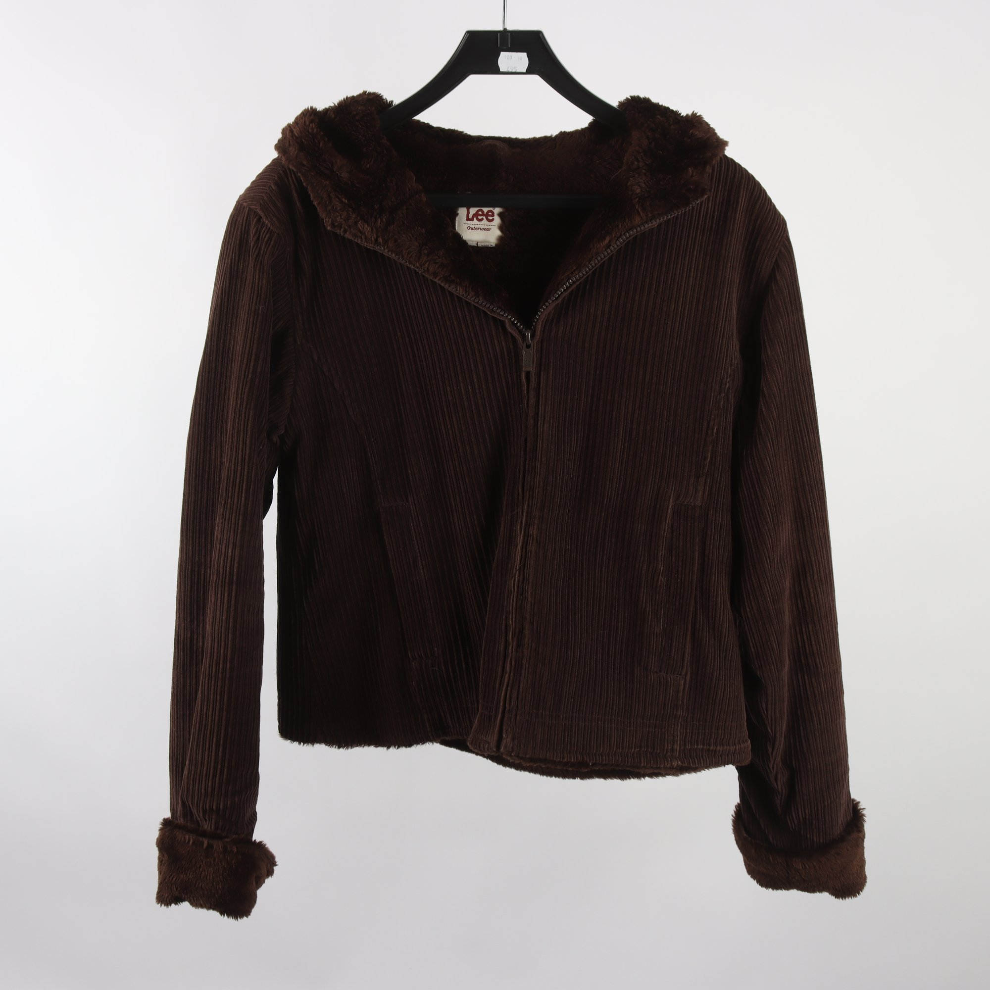 Vinterjacka, Lee, brun, manchester, stl. M.