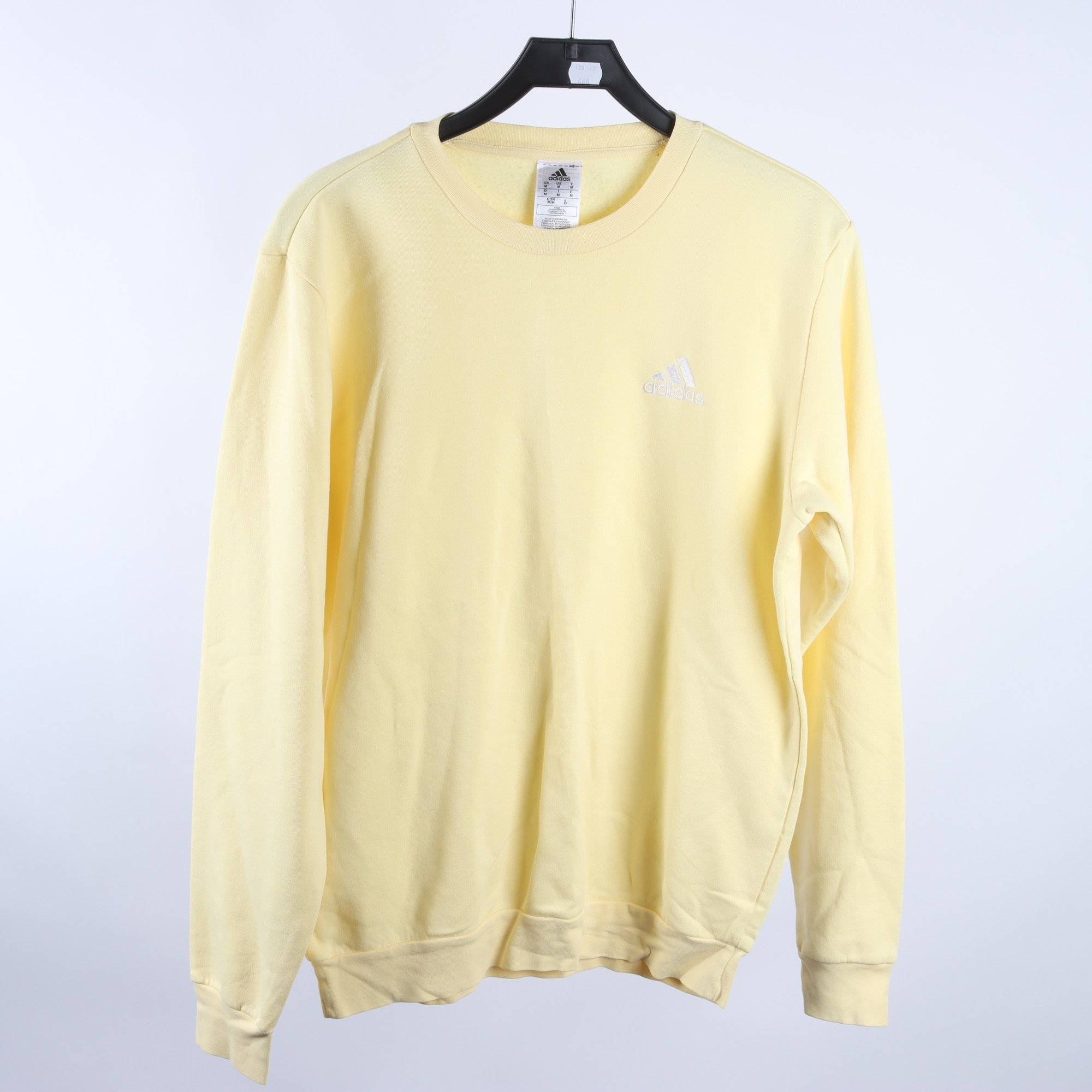 Sweatshirt, Adidas, gul, stl. M.