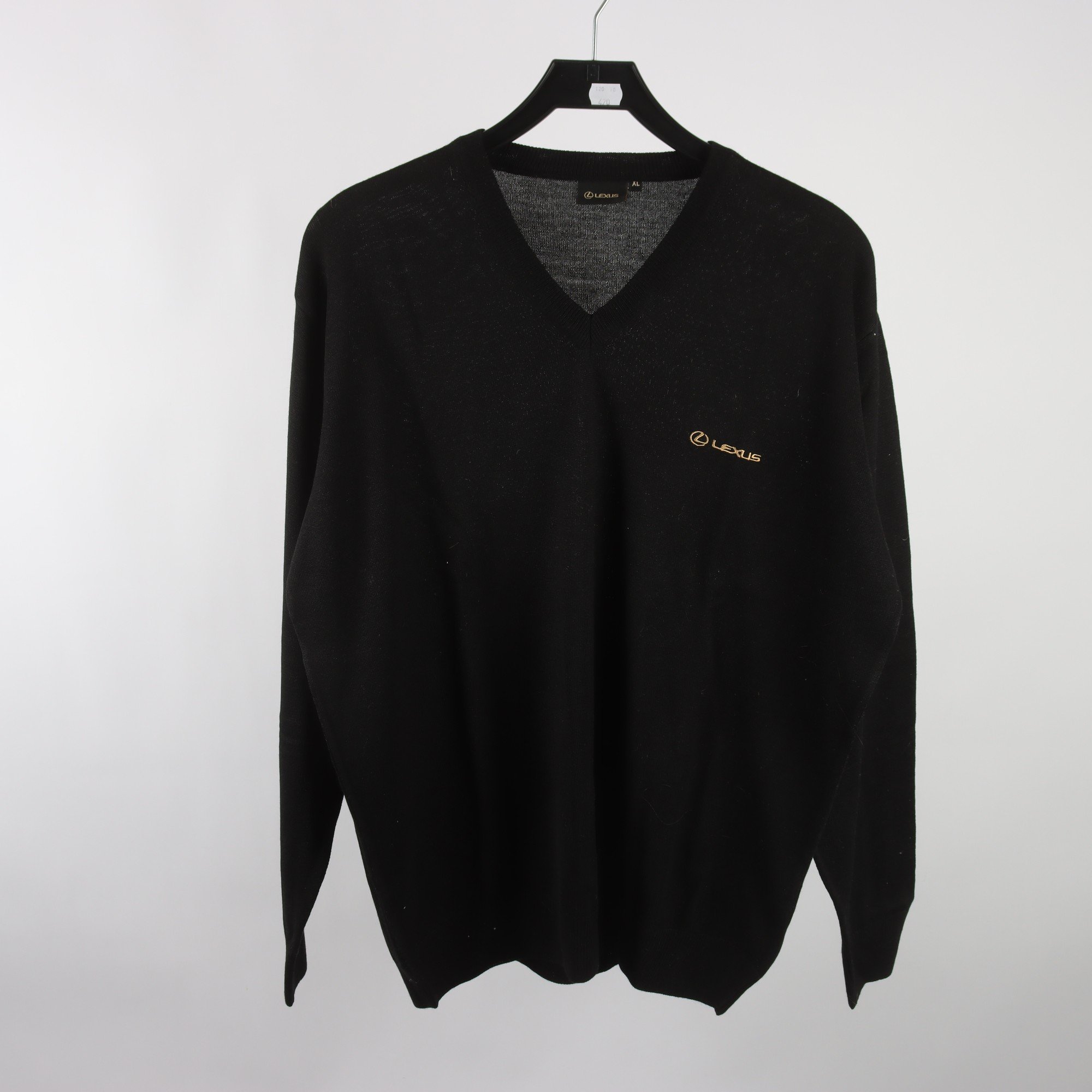 Tröja, Lexus, svart, ullmix, stl. XL.