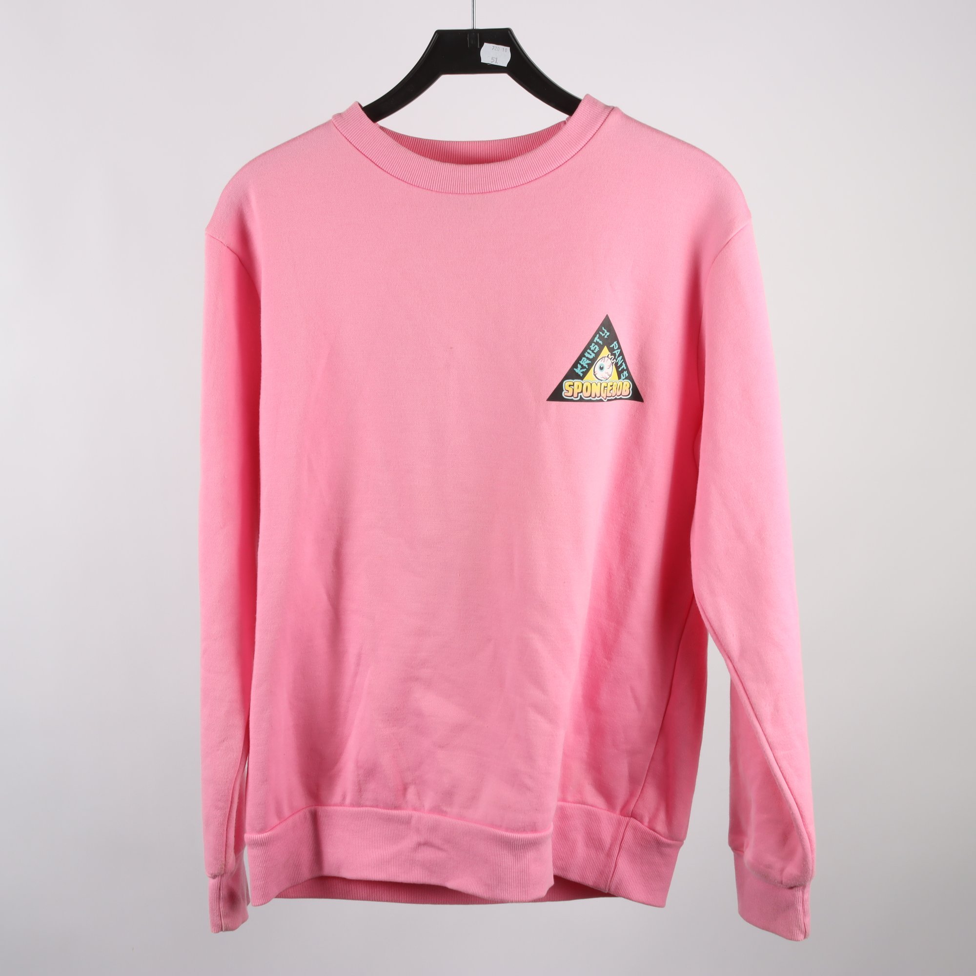 Sweatshirt, Spongebob, Svampbob, rosa, stl. M