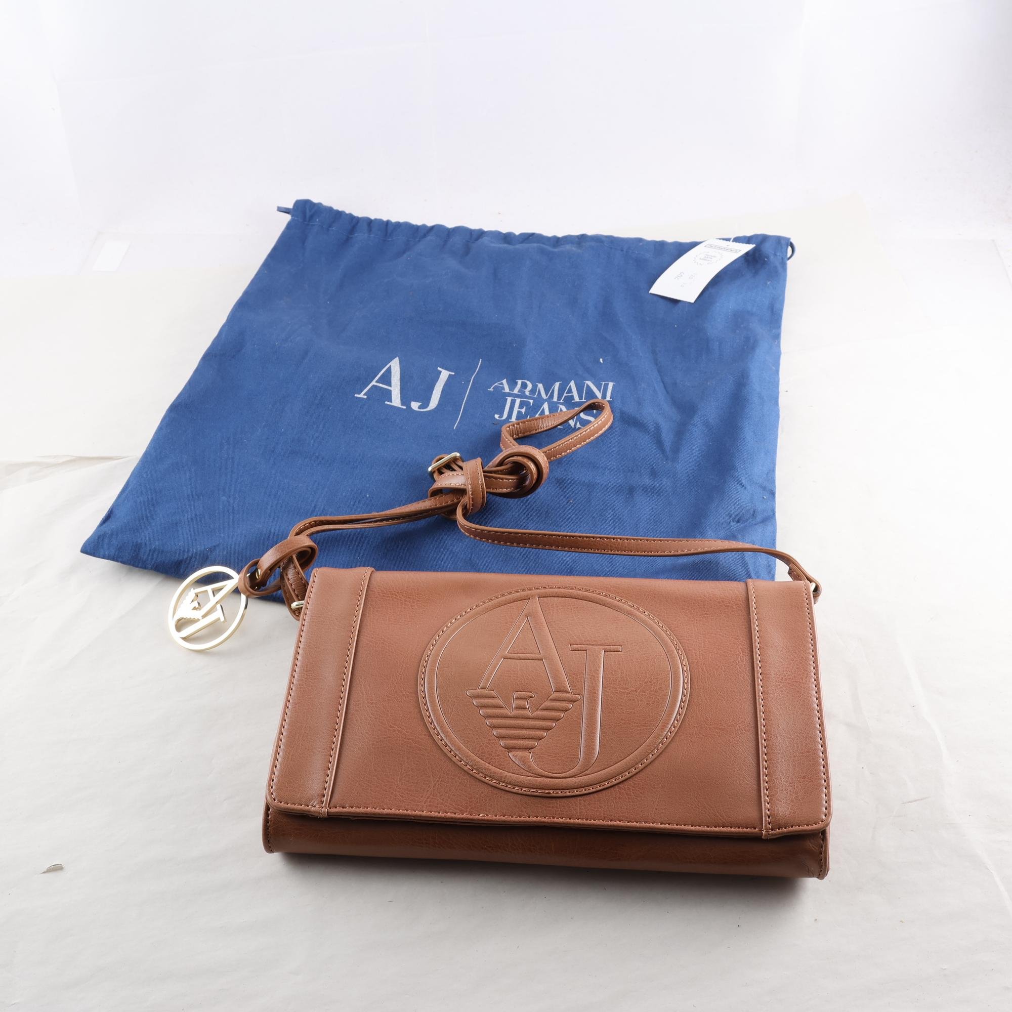 Väska, Armani Jeans, brun.