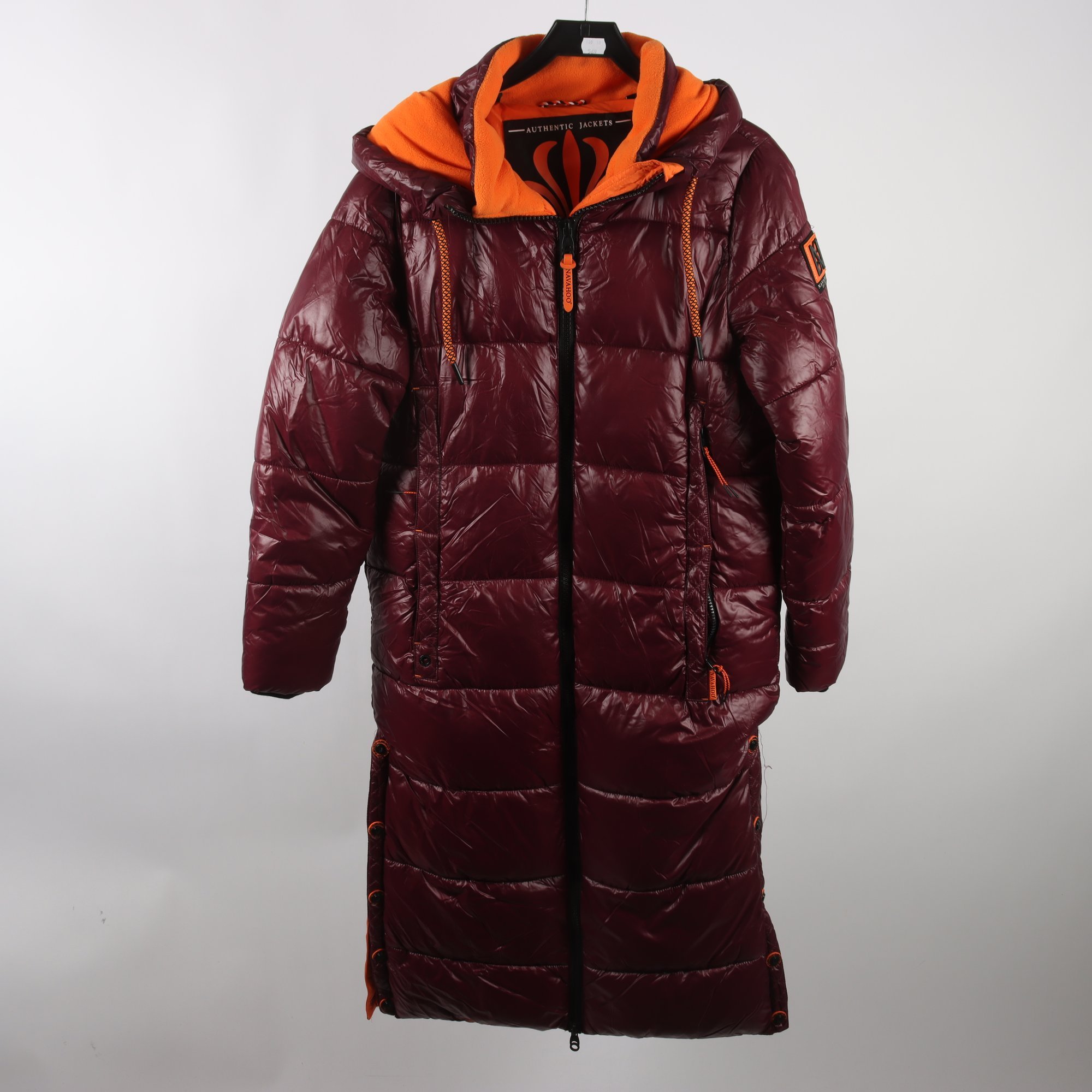 Vinterkappa, Navahoo, vinröd, orange, stl. M.