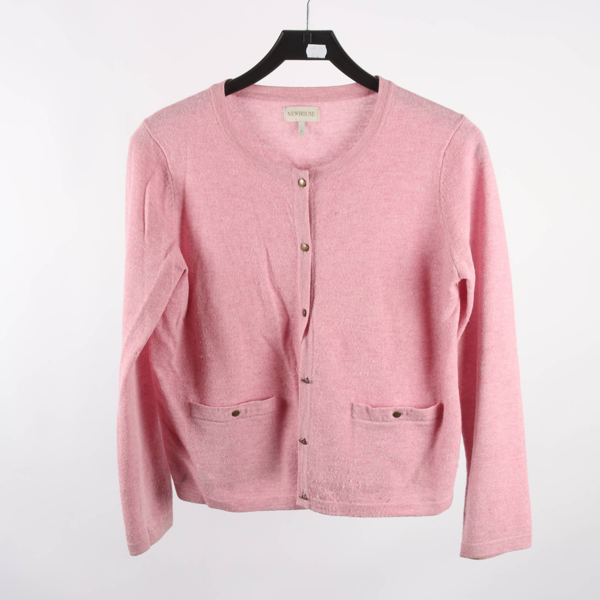 Kofta, Newhouse, rosa, 100% lammull, stl. L.