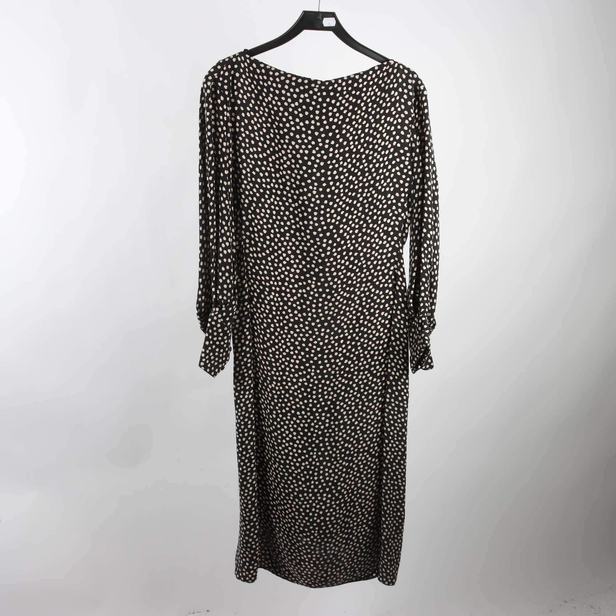 Klänning, COS, svart, vit, mönstrad, stl. 40