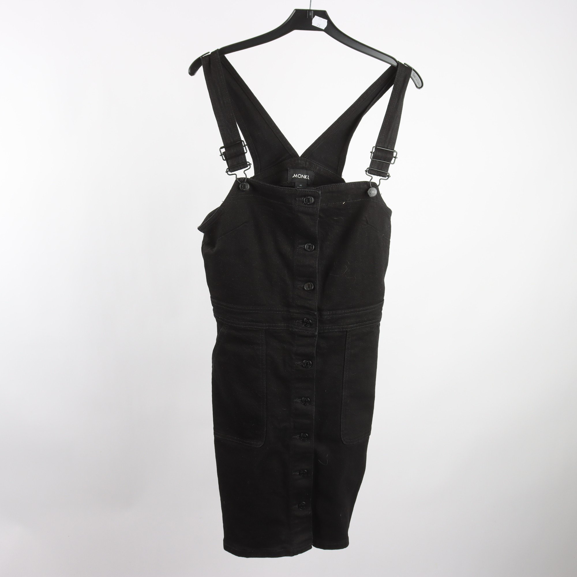 Jeansklänning, Monki, svart, stl. 40