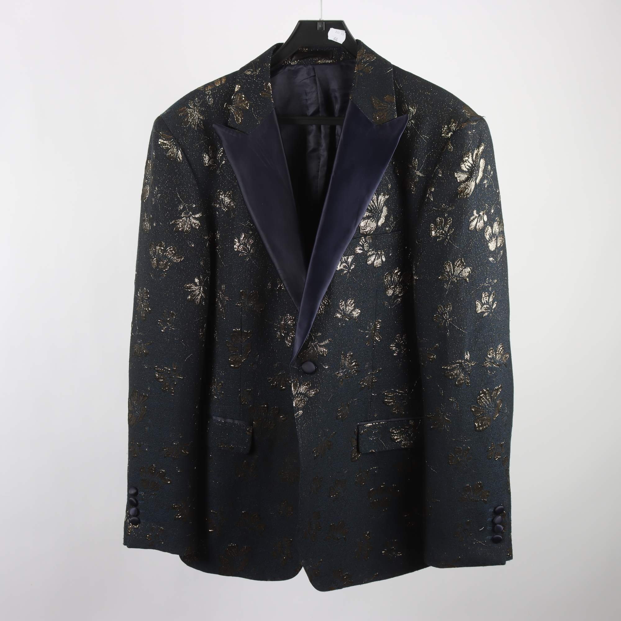 Kavaj, Bagozza Milano, blå, guld, stl. 54