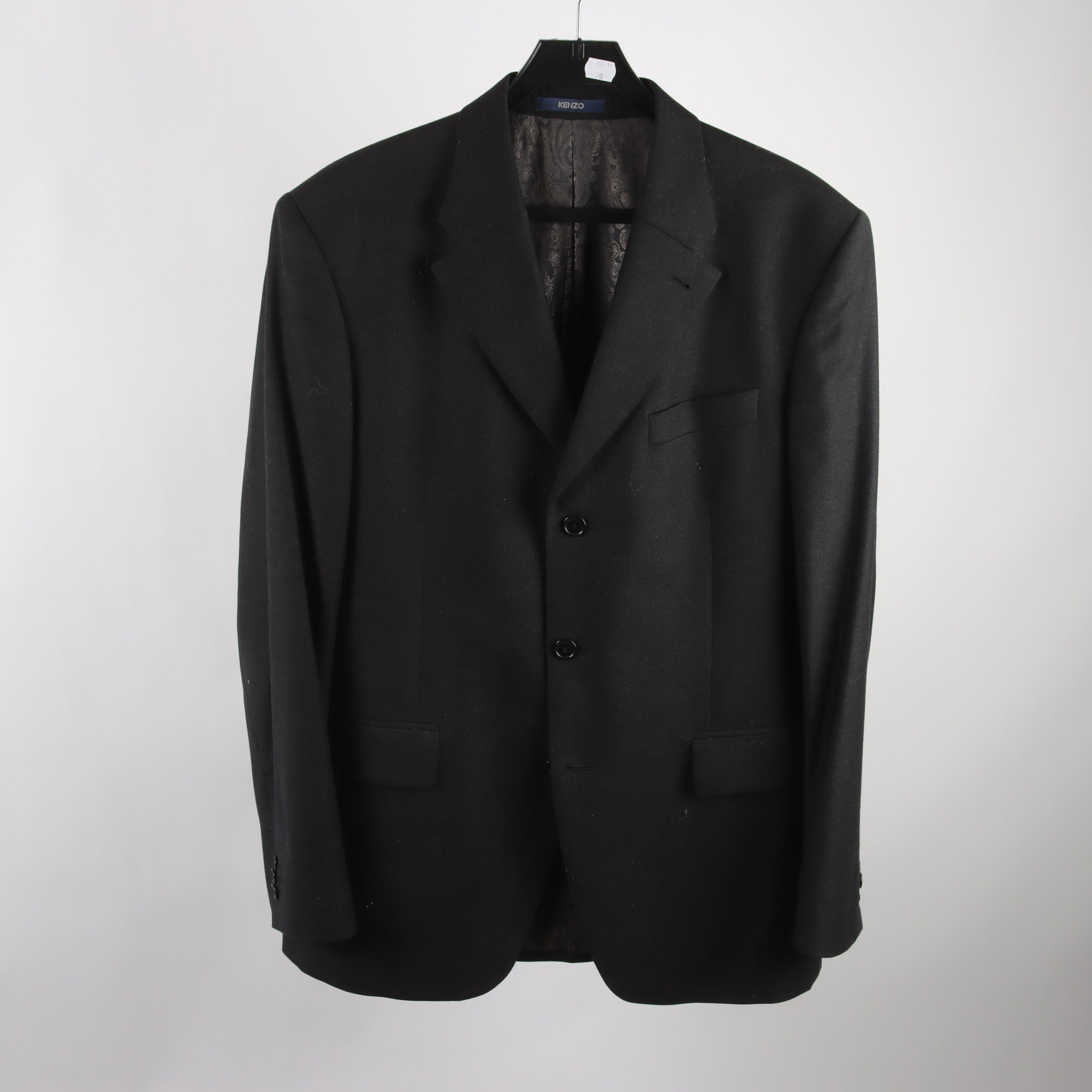 Kavaj, Kenzo, svart, stl. 50