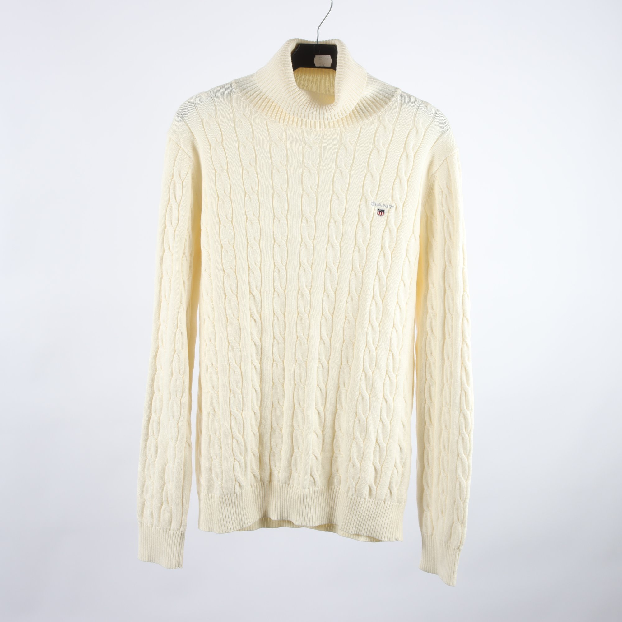 Tröja, Gant, offwhite, 100% bomull, stl. M.