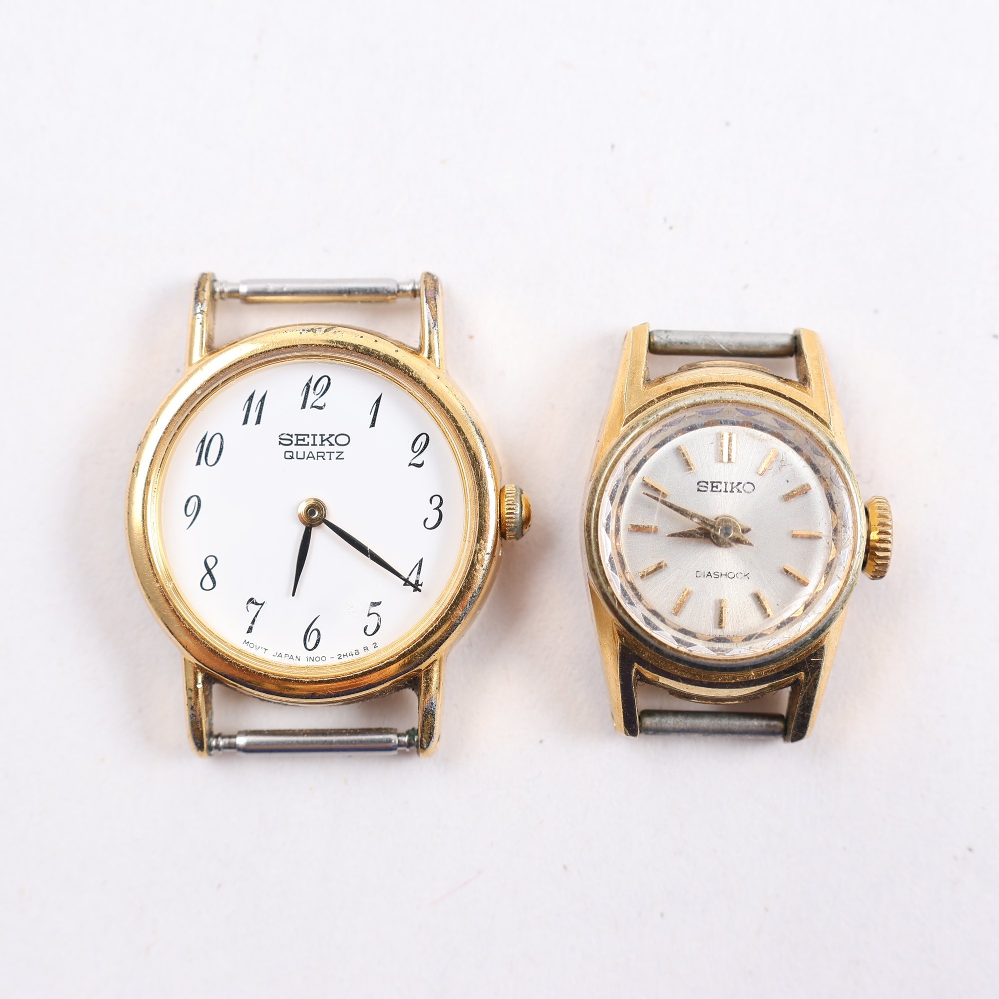Armbandsur, Seiko, två stycken