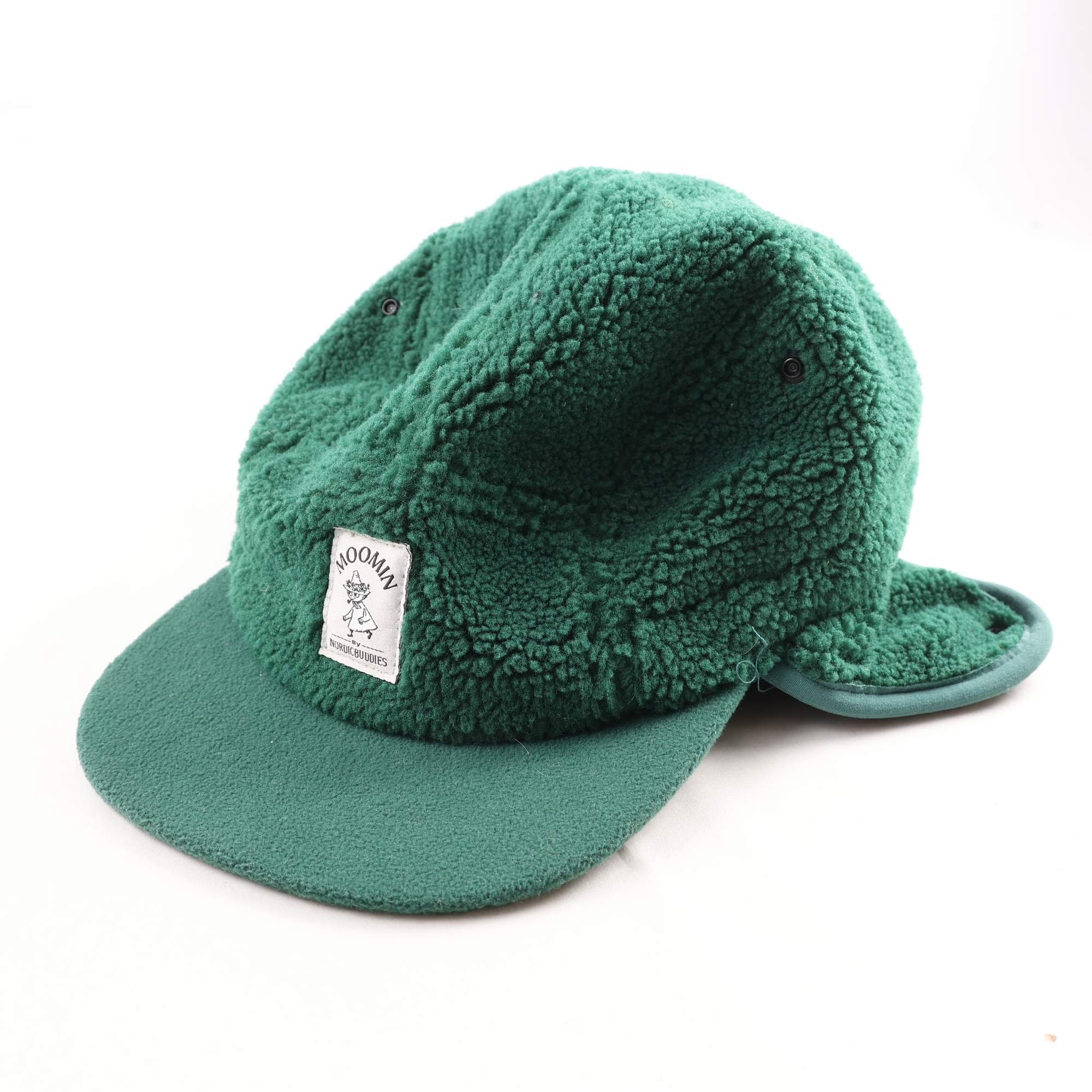 Mössa, Moomin x Nordic Buddies, grön, pile.
