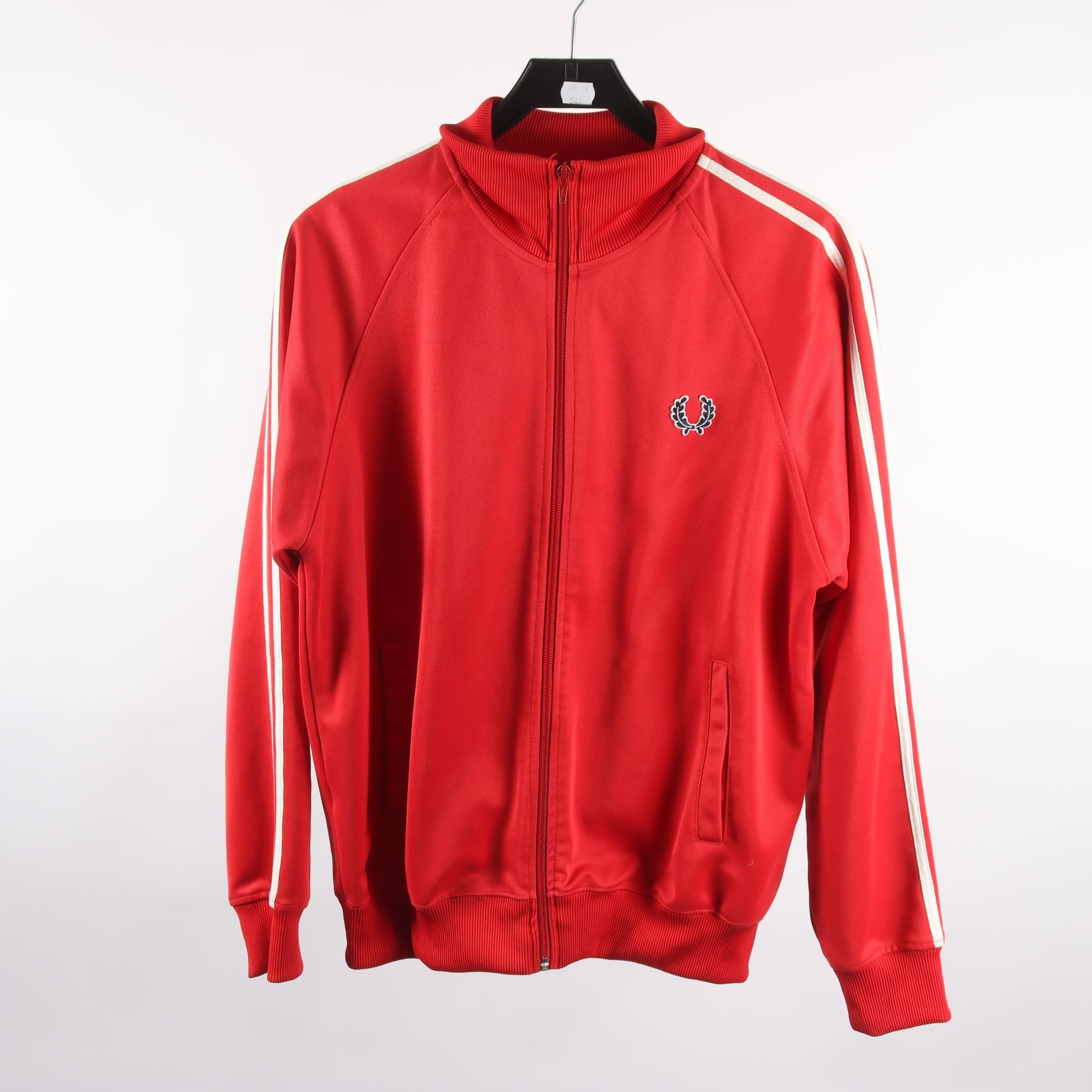 Träningsjacka, Fred Perry, röd, stl. S.