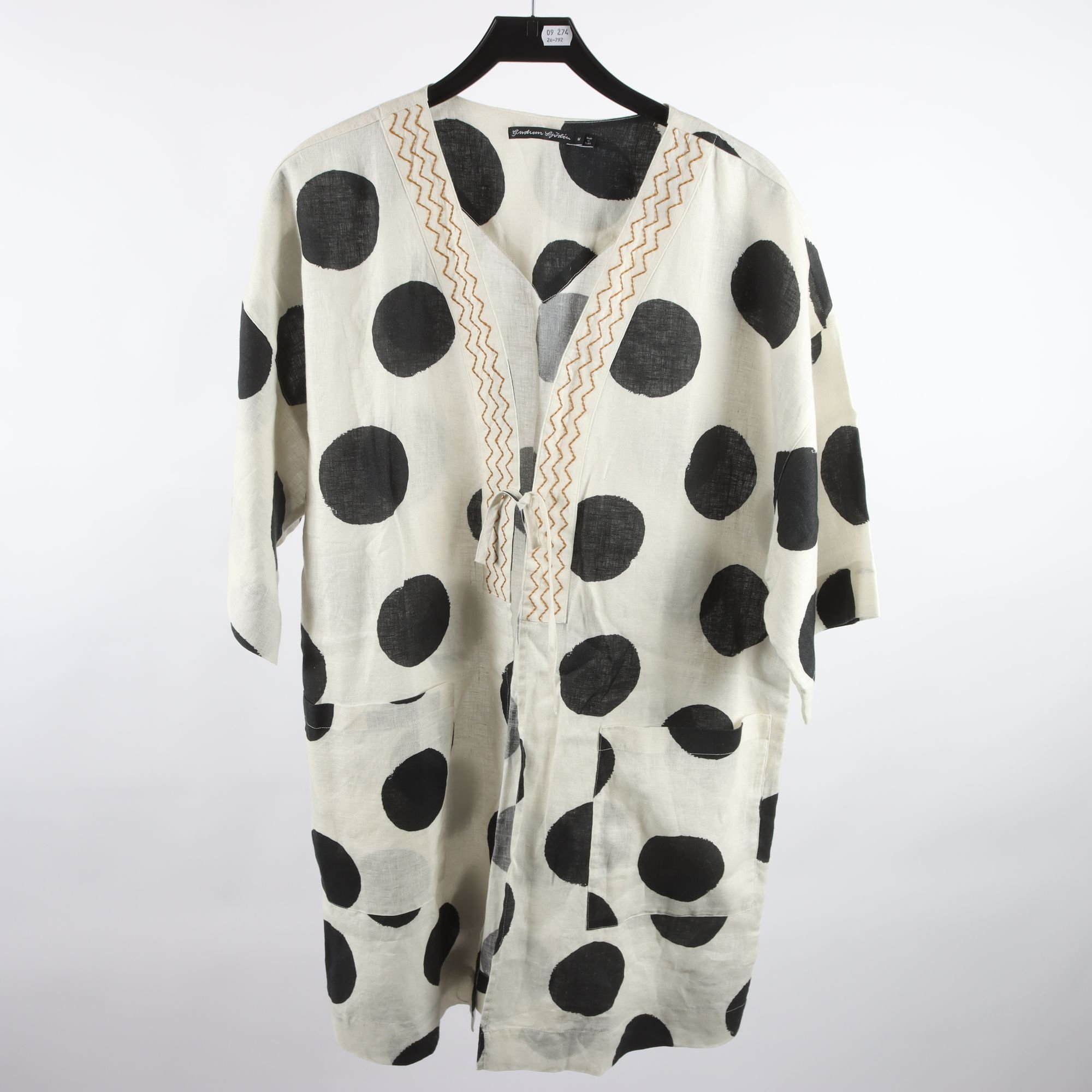 Kimono, Gudrun Sjödén, 100% lin, stl. M