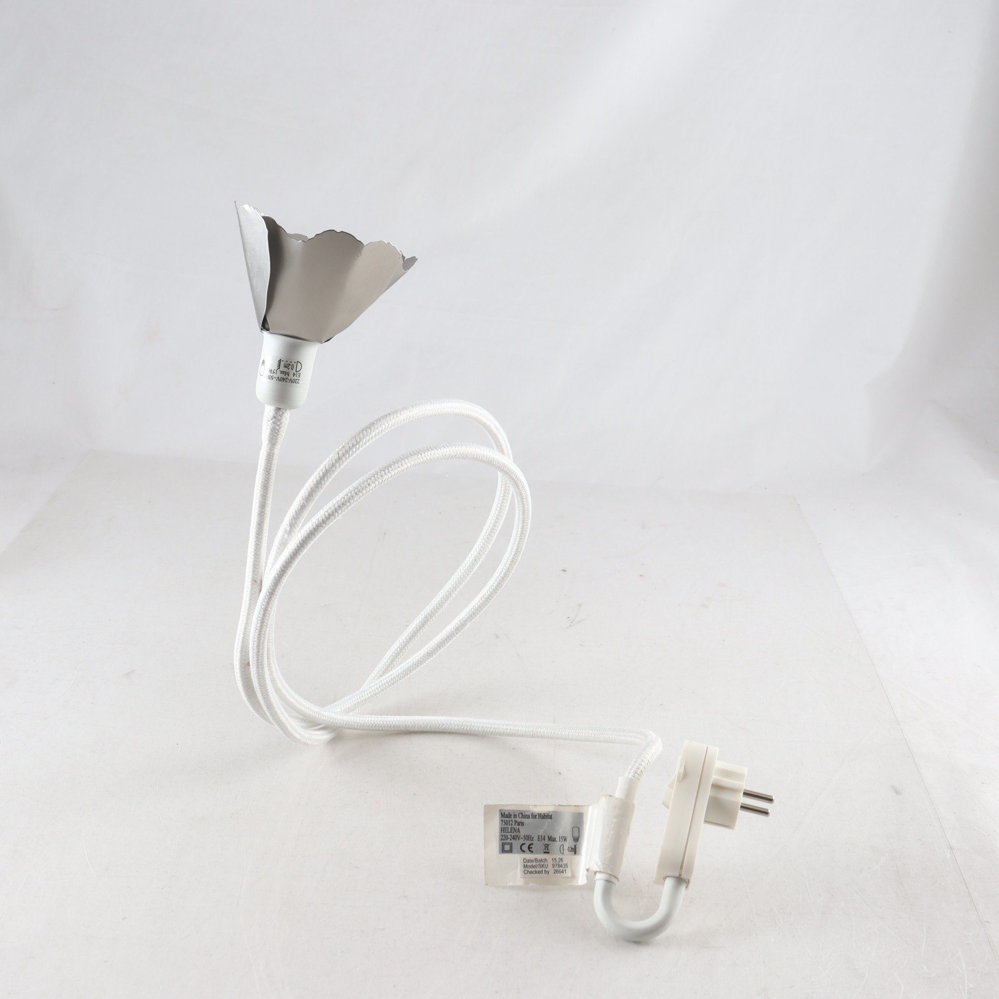 Bordslampa, Habitat, Helena Christensen, plåt. Samfraktas ej.