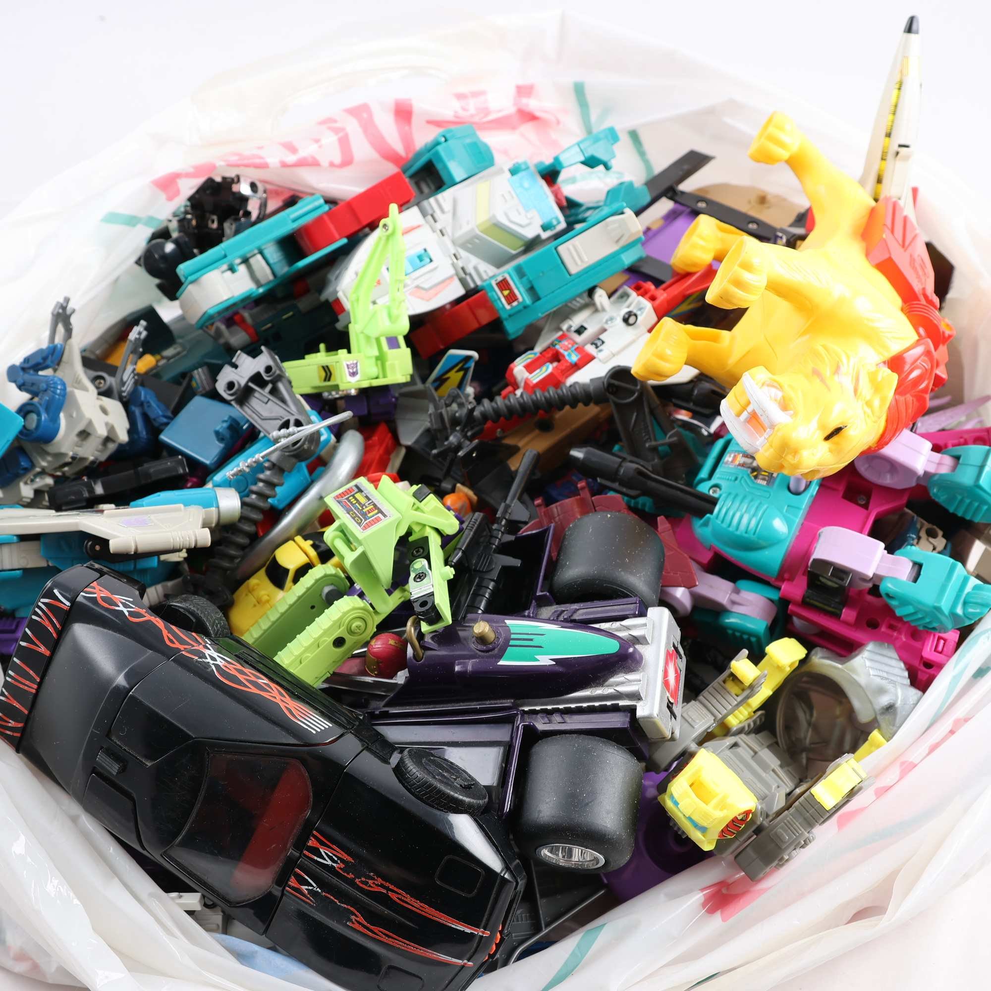 Robotar, Transformers, blandat parti,fr 70/80 talet. Samfraktas ej.