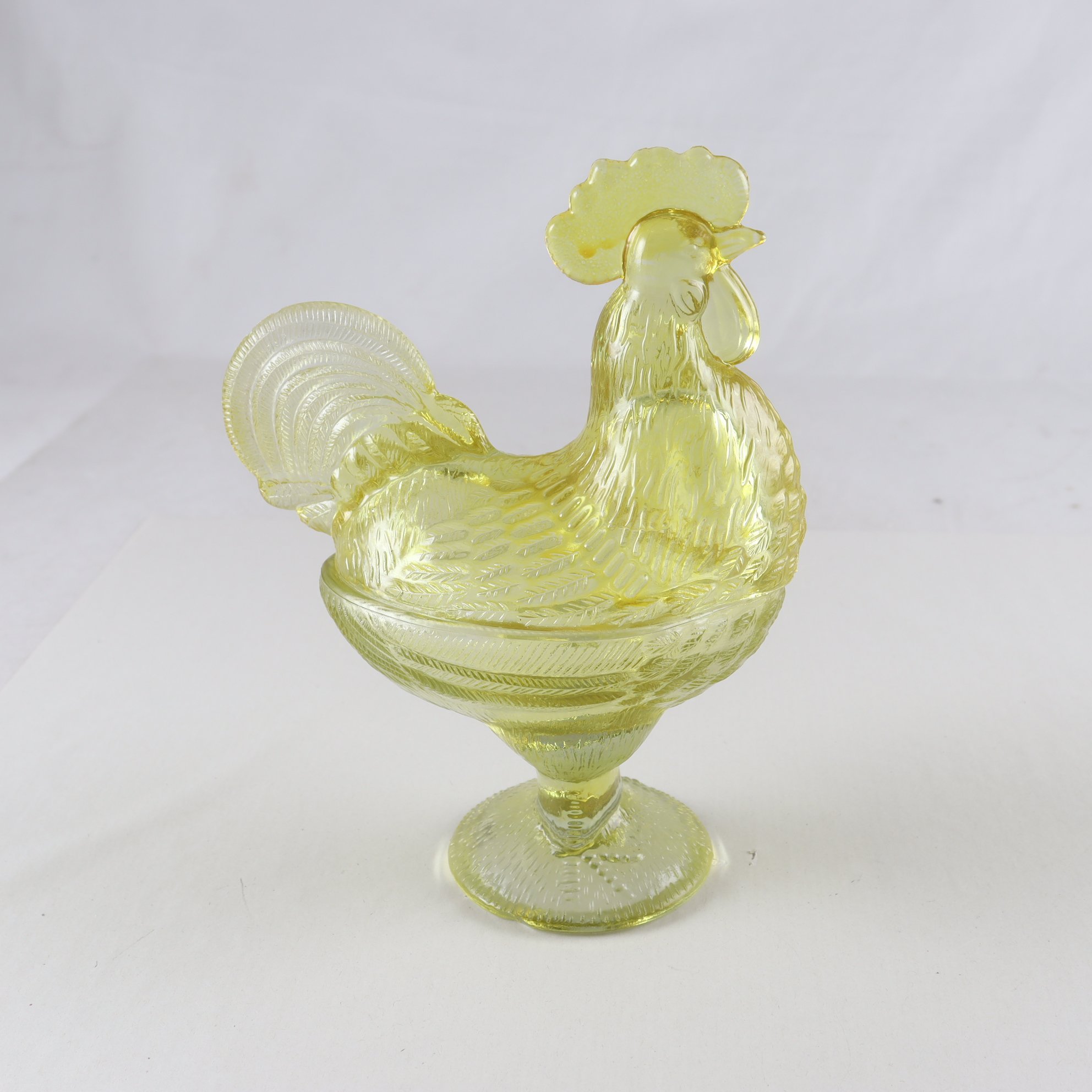 Godisgömma, Tupp, glas, gul. Samfraktas ej