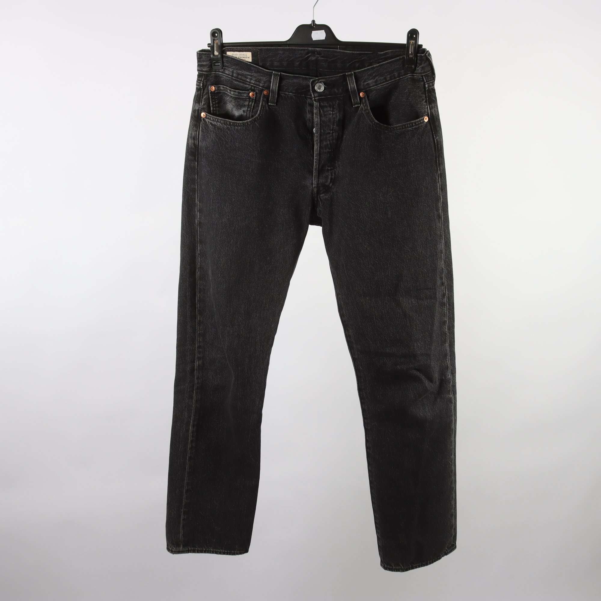 Jeans, Levis, 501, blå, stl. 32/32.