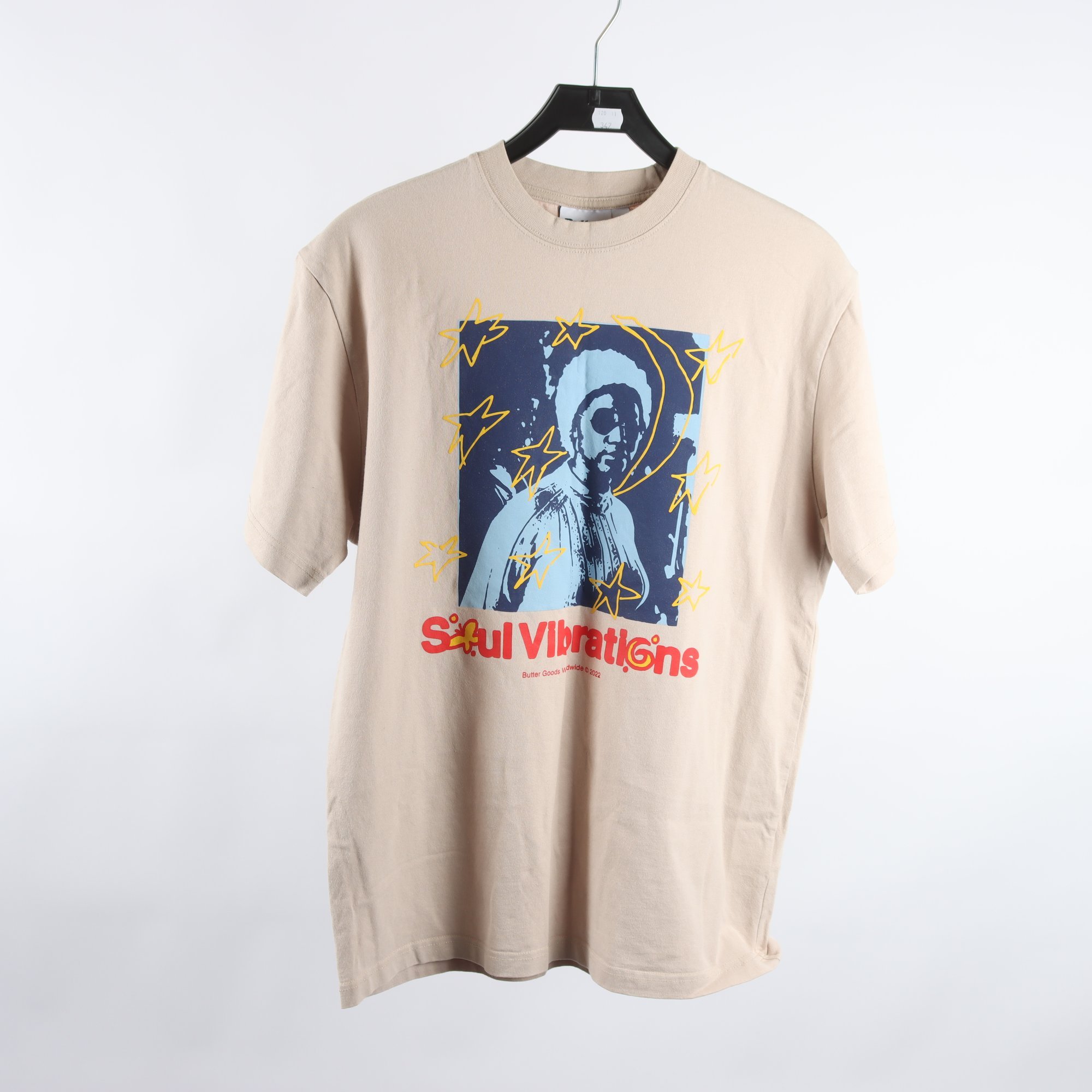 T-shirt, Butter, beige, stl. M.